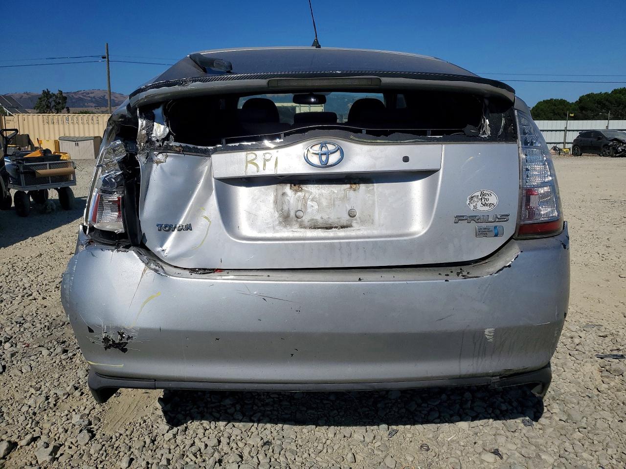 2007 Toyota Prius Touring Silver vin: JTDKB20U573248707