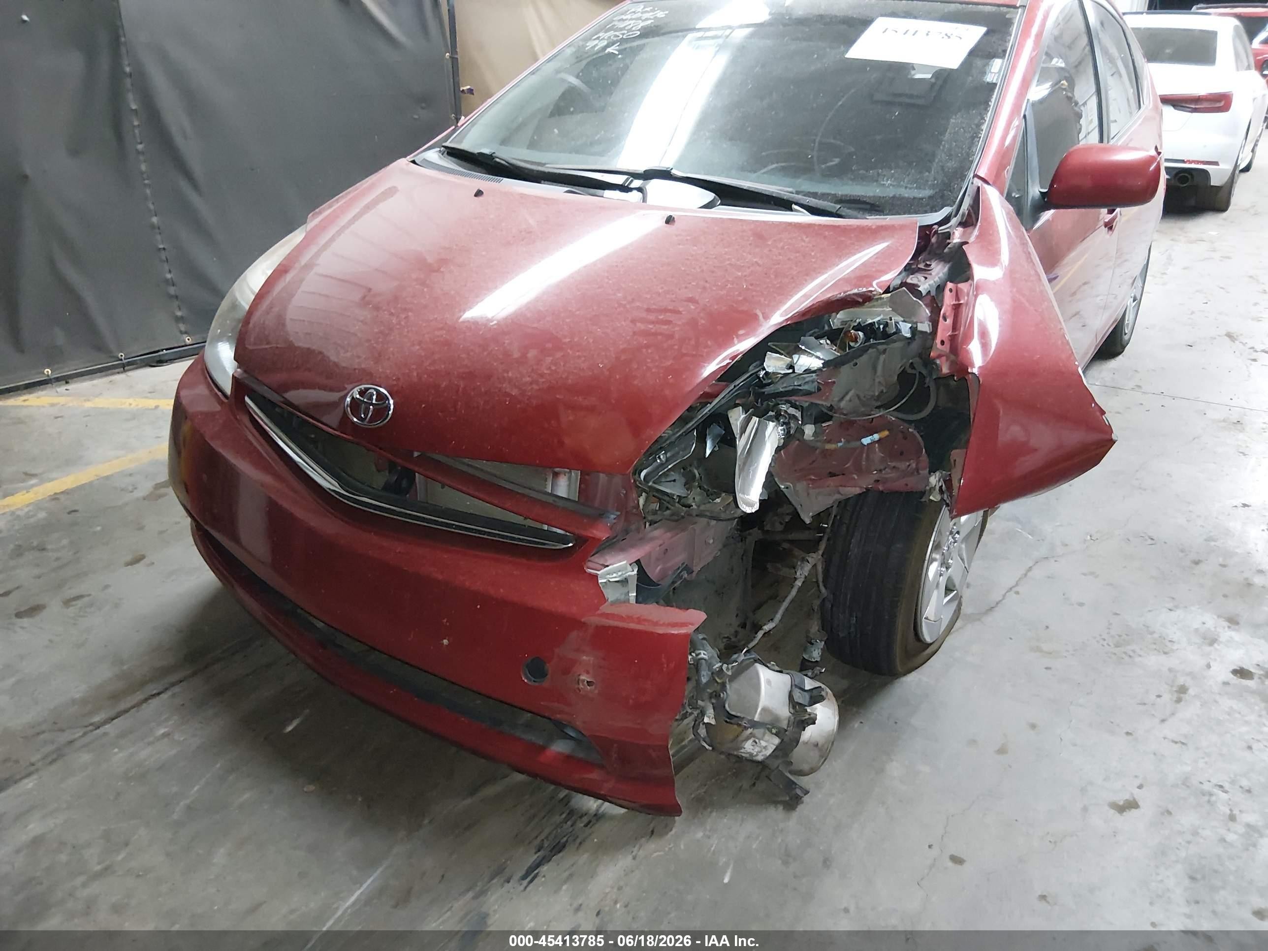 2007 Toyota Prius   Burgundy vin: JTDKB20U573261621