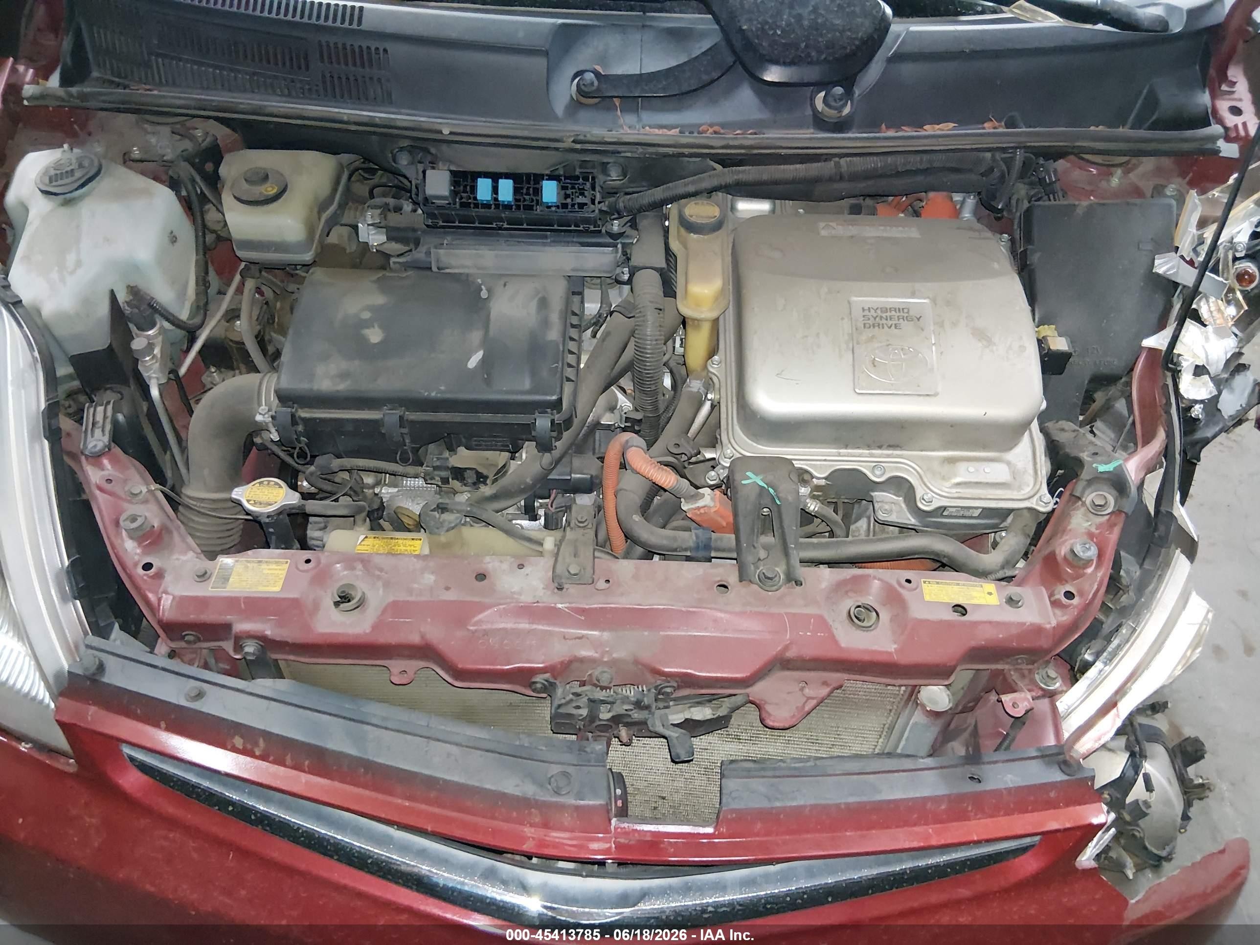 2007 Toyota Prius   Burgundy vin: JTDKB20U573261621
