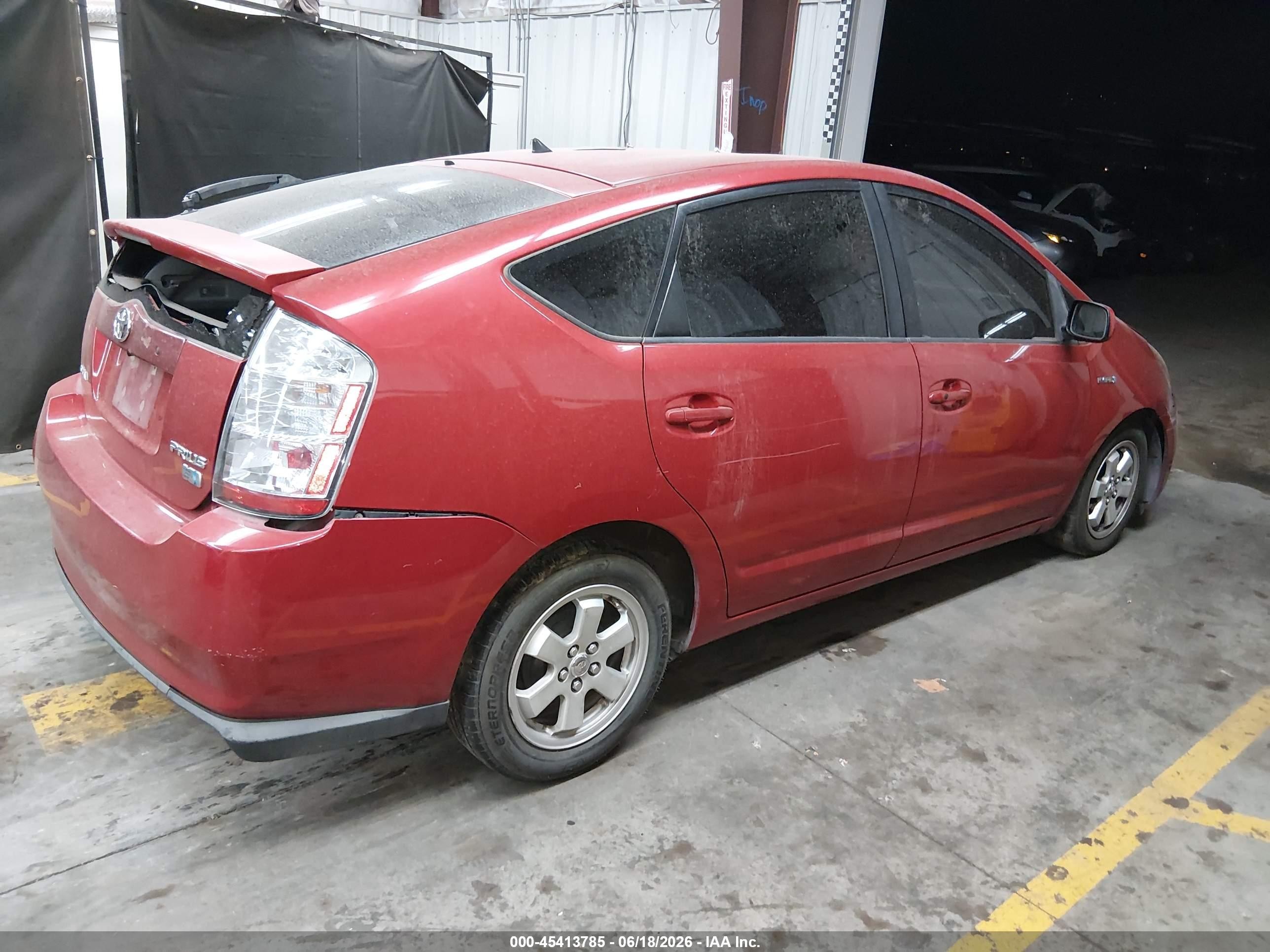 2007 Toyota Prius   Burgundy vin: JTDKB20U573261621