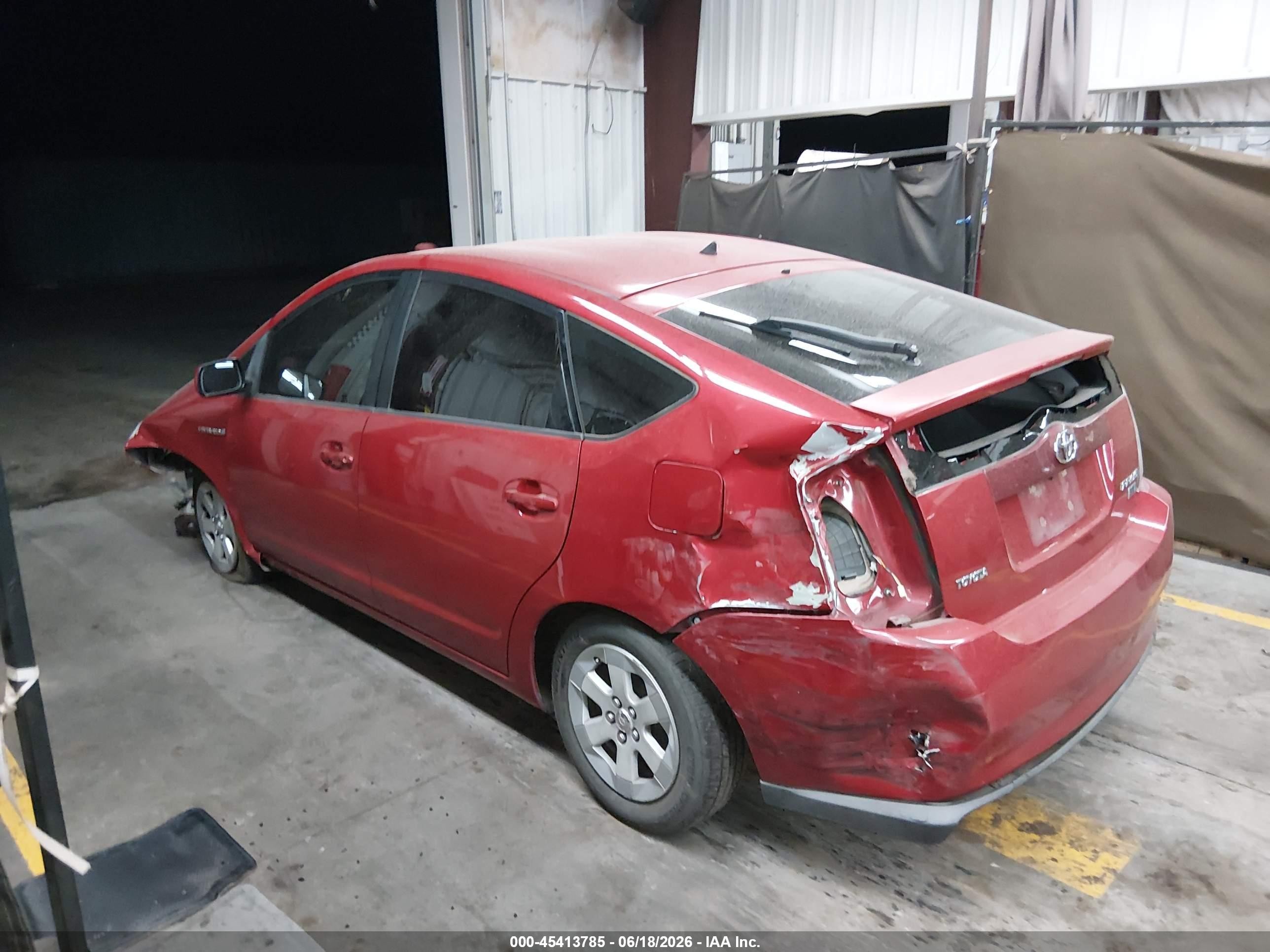 2007 Toyota Prius   Burgundy vin: JTDKB20U573261621