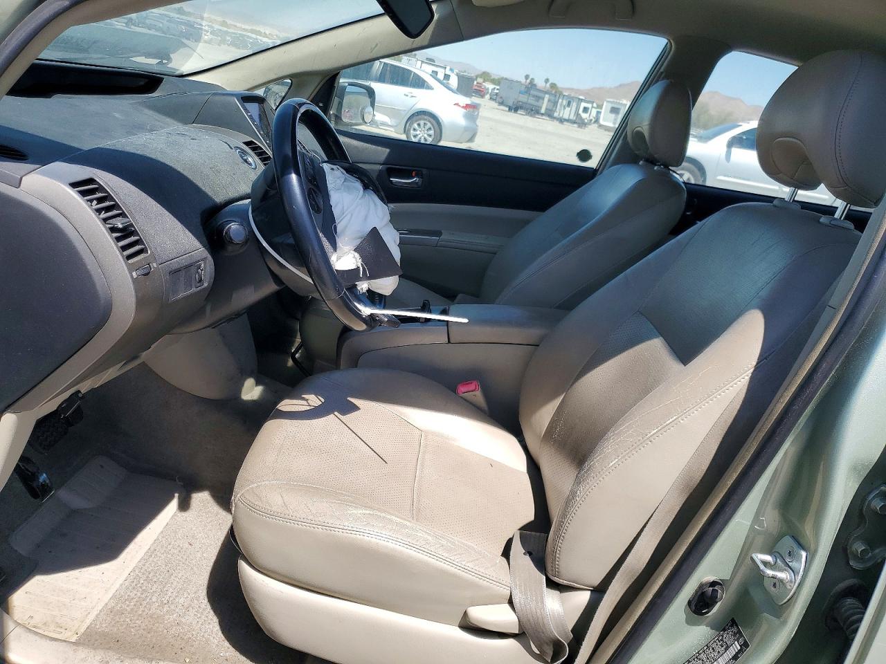 2007 Toyota Prius Base Green vin: JTDKB20U573269850