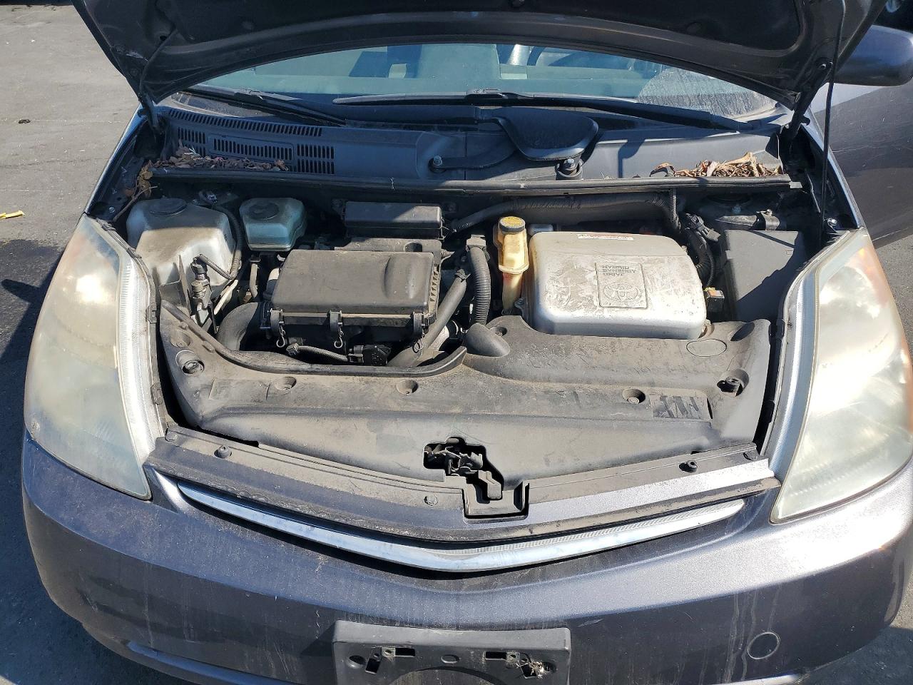 2007 Toyota Prius Base Gray vin: JTDKB20U573270271