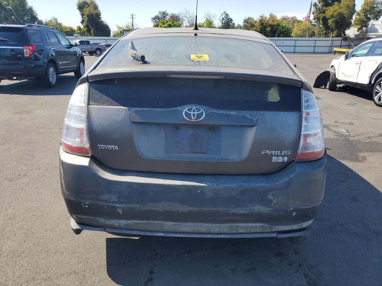 2007 Toyota Prius Base Gray vin: JTDKB20U573270271