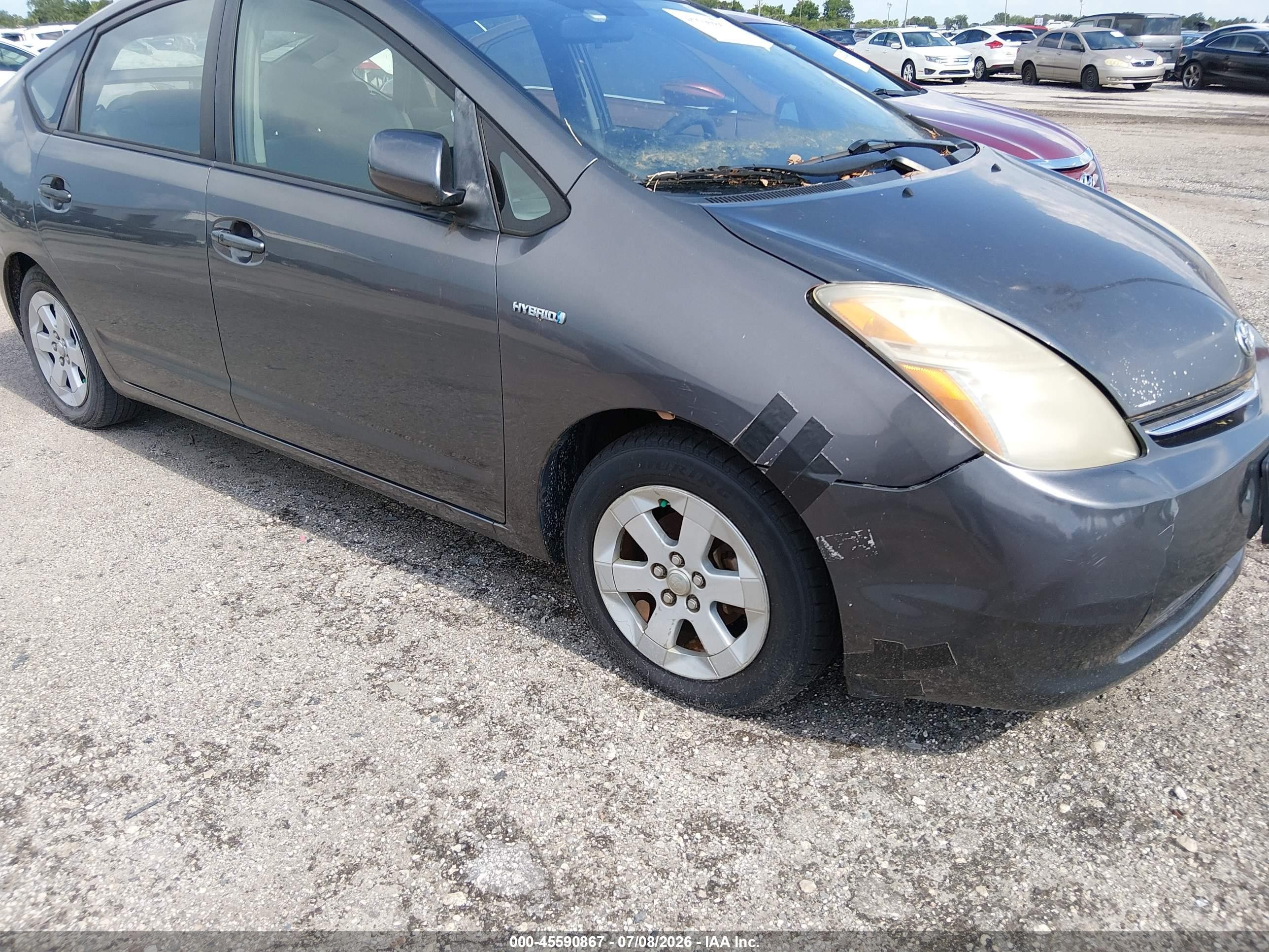 2007 Toyota Prius   Gray vin: JTDKB20U573283263