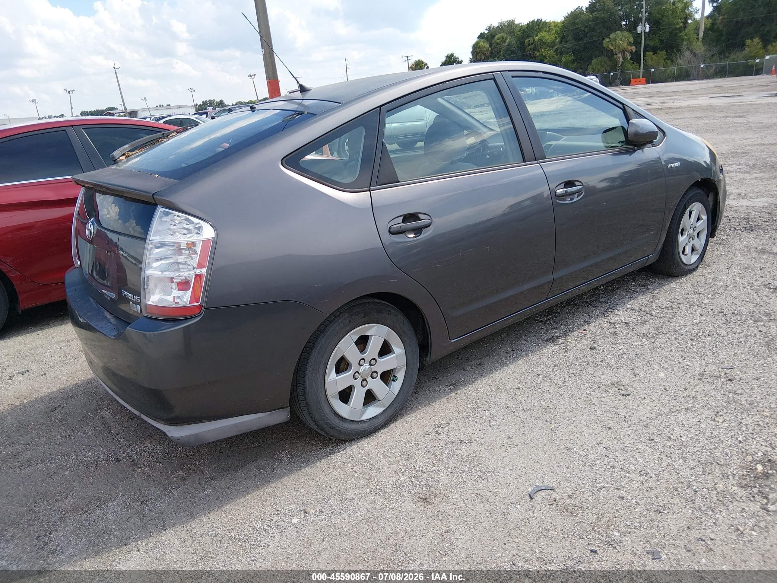 2007 Toyota Prius   Gray vin: JTDKB20U573283263
