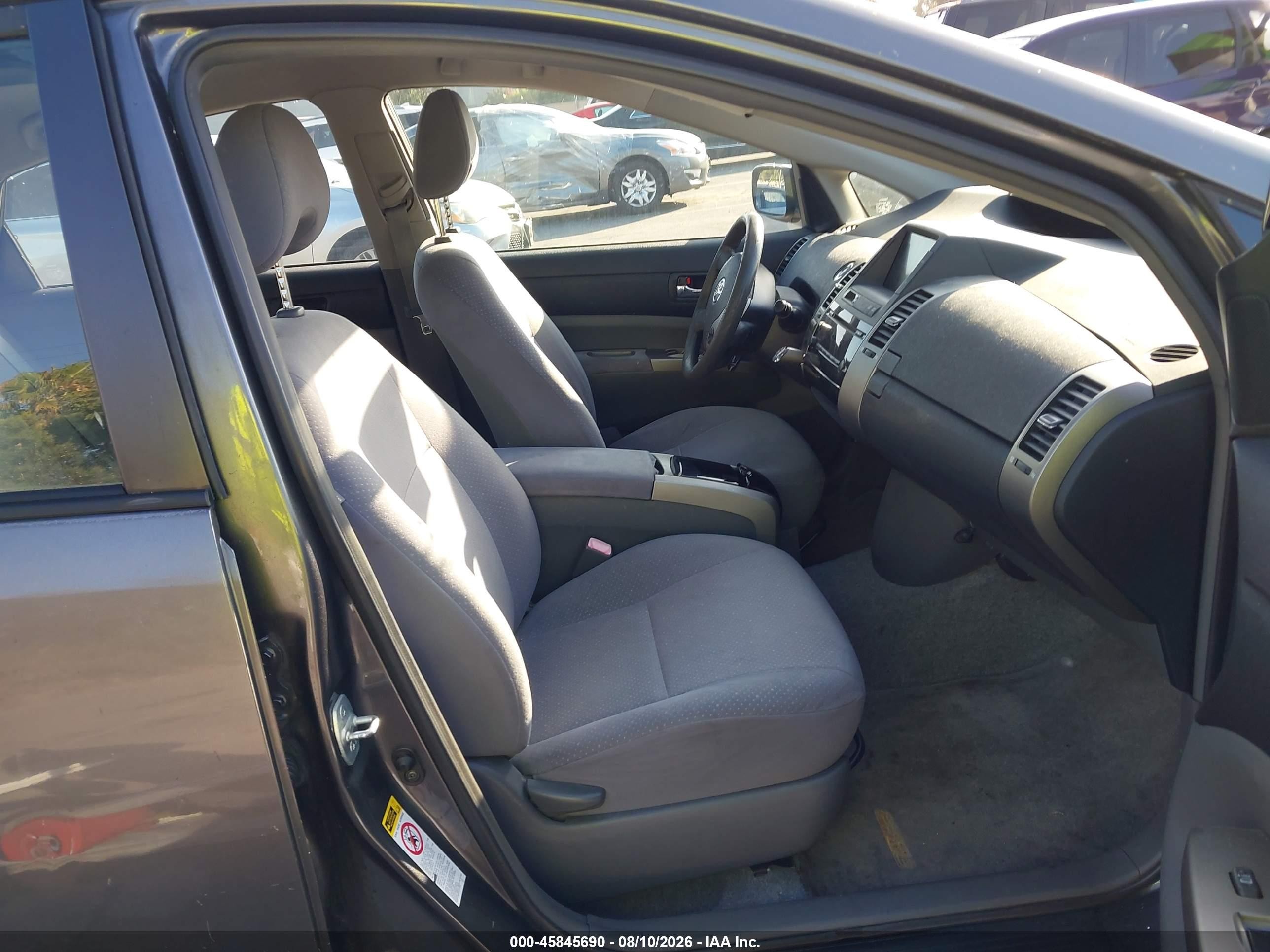 2007 Toyota Prius   Gray vin: JTDKB20U573287622