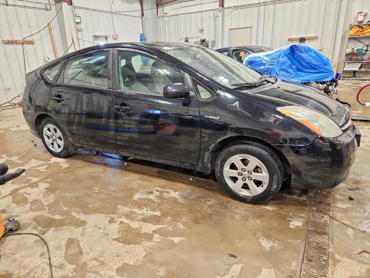 2007 Toyota Prius Base Black vin: JTDKB20U573293114