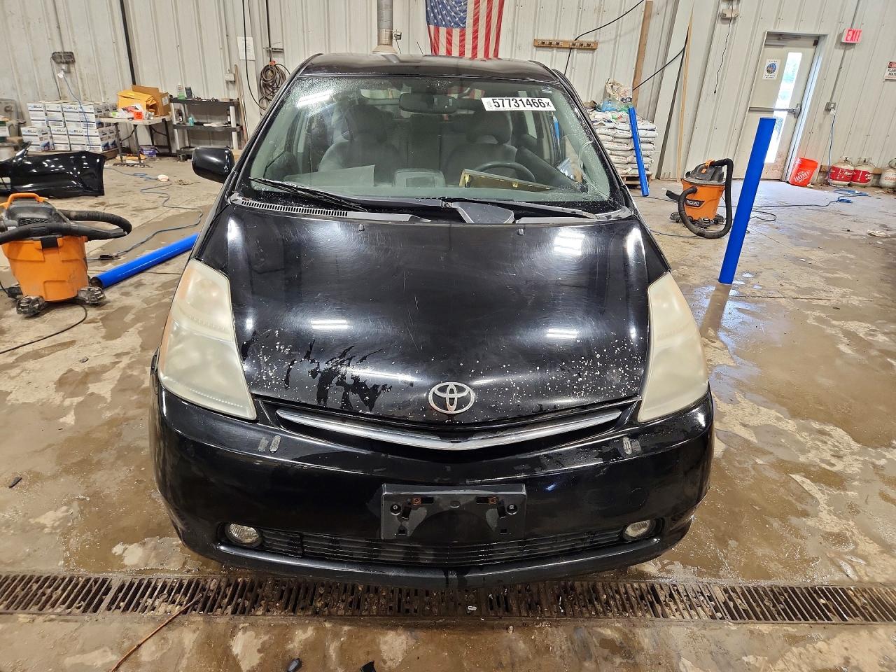 2007 Toyota Prius Base Black vin: JTDKB20U573293114