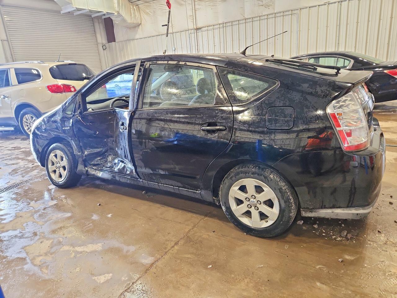 2007 Toyota Prius Base Black vin: JTDKB20U573293114