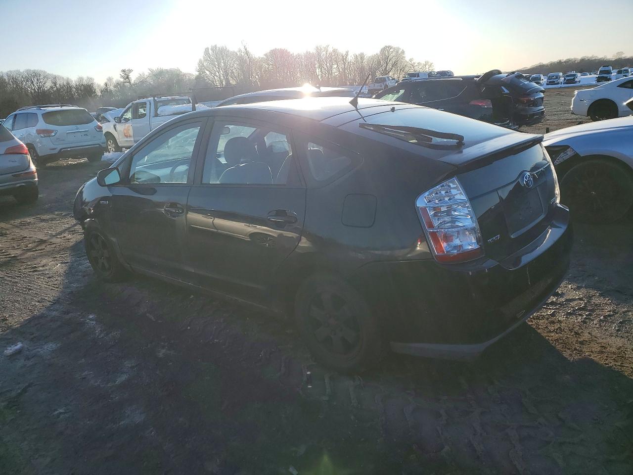 2007 Toyota Prius Base Черный vin: JTDKB20U577086344