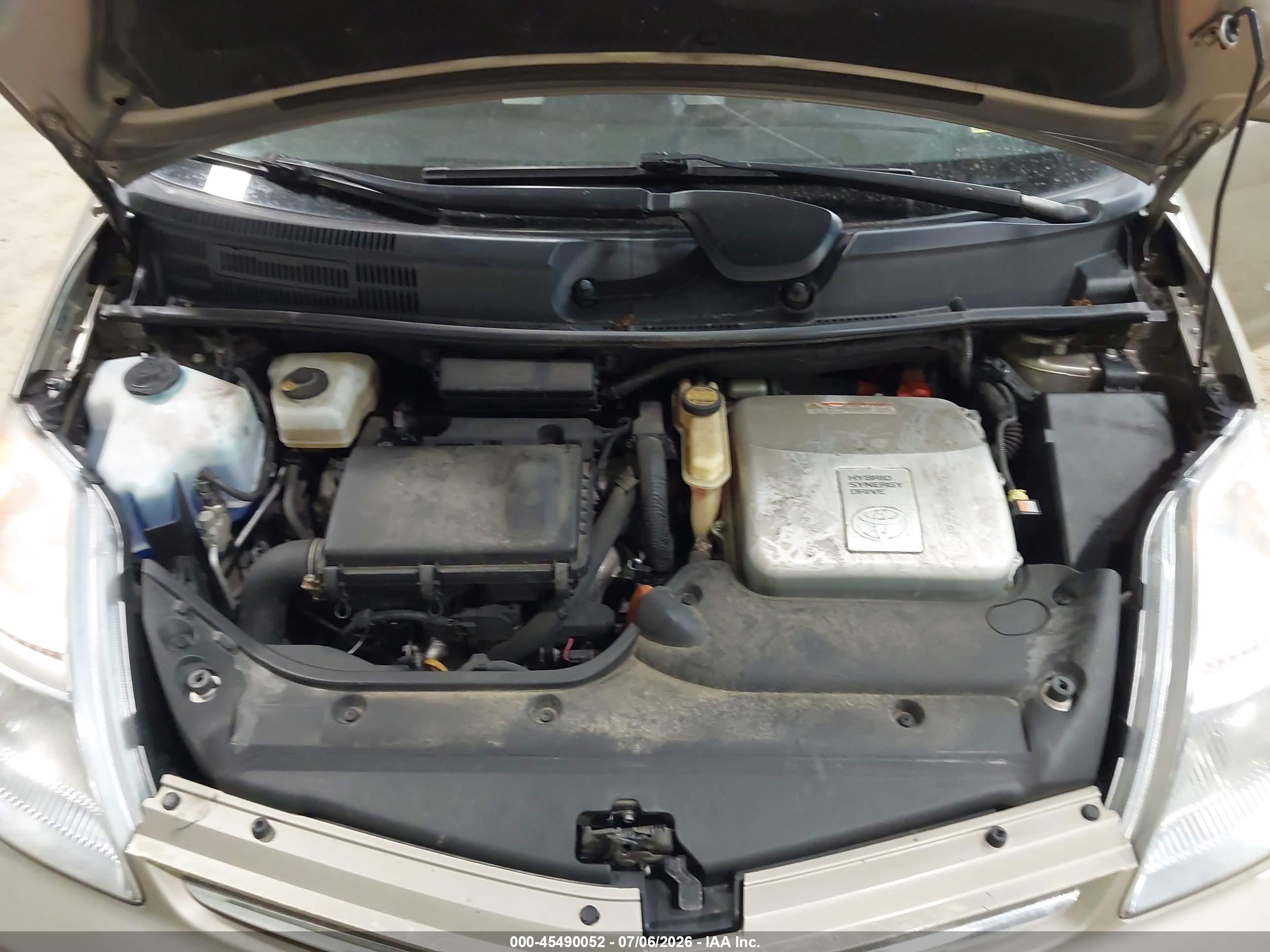 2007 Toyota Prius   Gold vin: JTDKB20U577549812