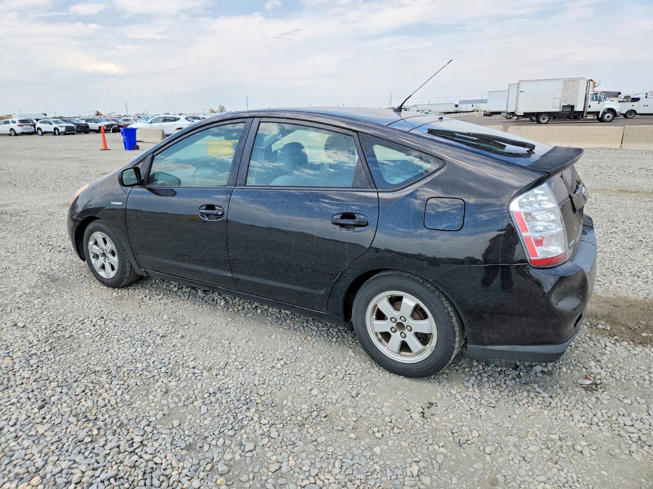 2007 Toyota Prius Base Black vin: JTDKB20U577567002