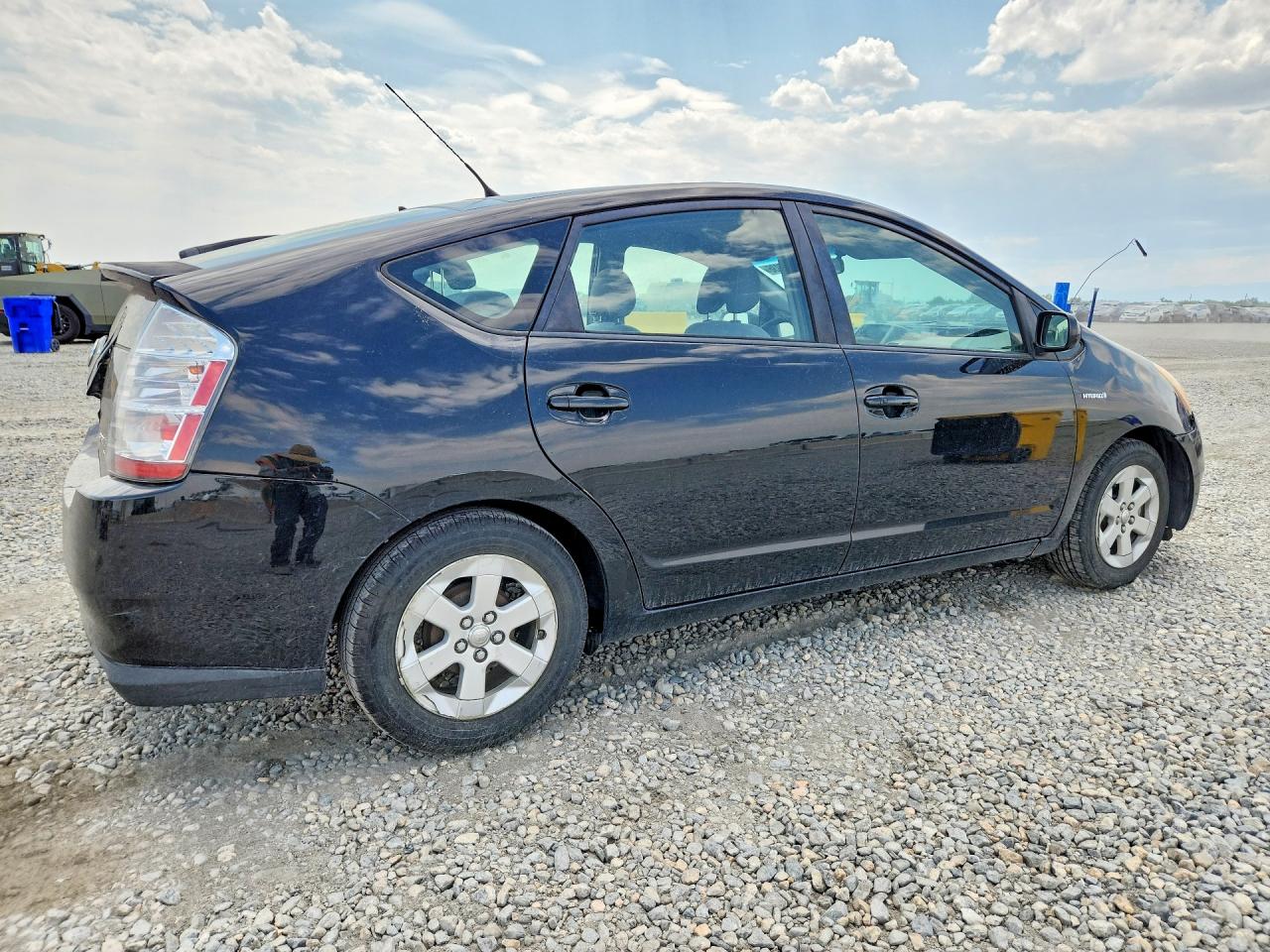 2007 Toyota Prius Base Black vin: JTDKB20U577567002