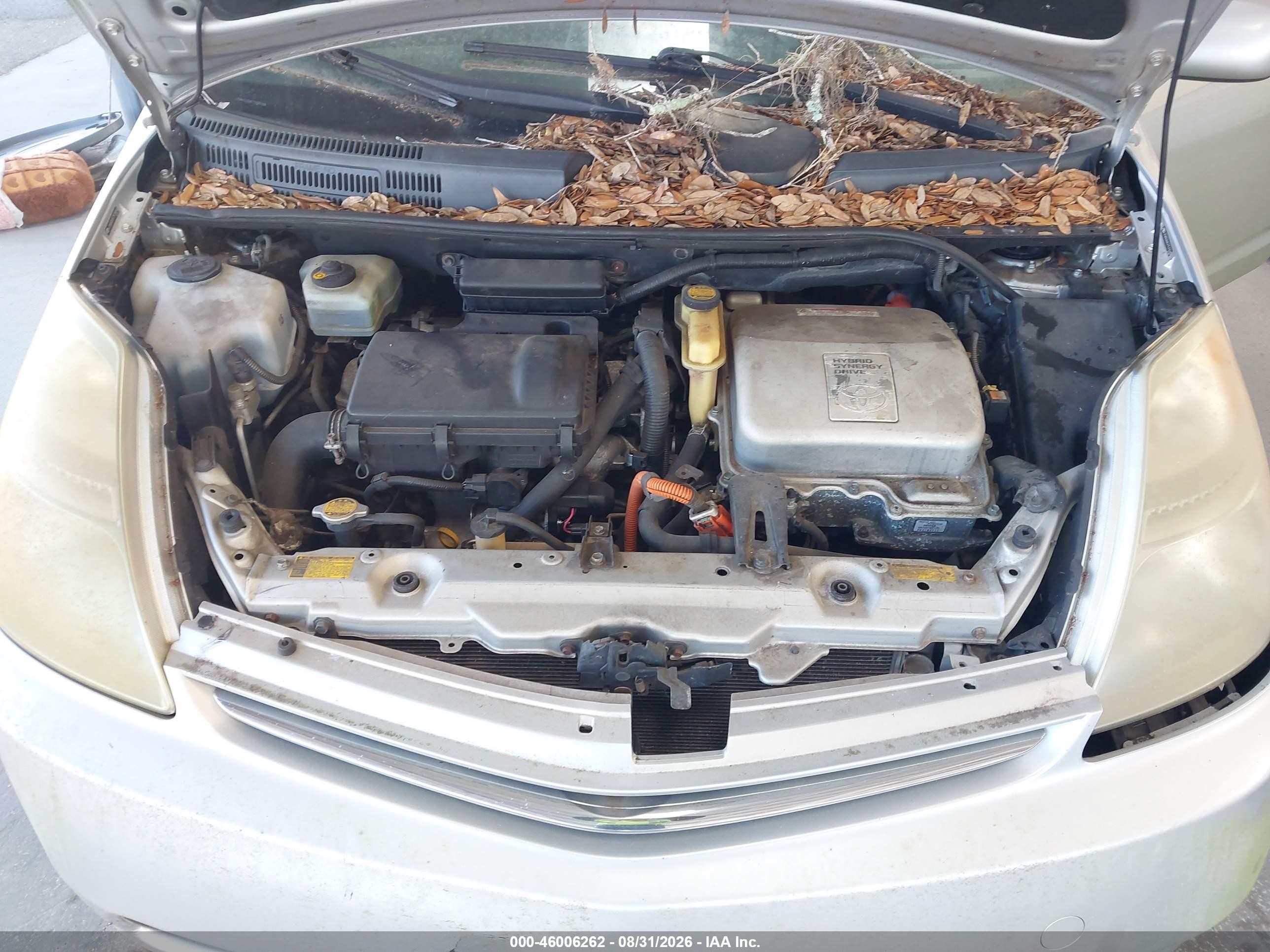 2007 Toyota Prius   Silver vin: JTDKB20U577579098