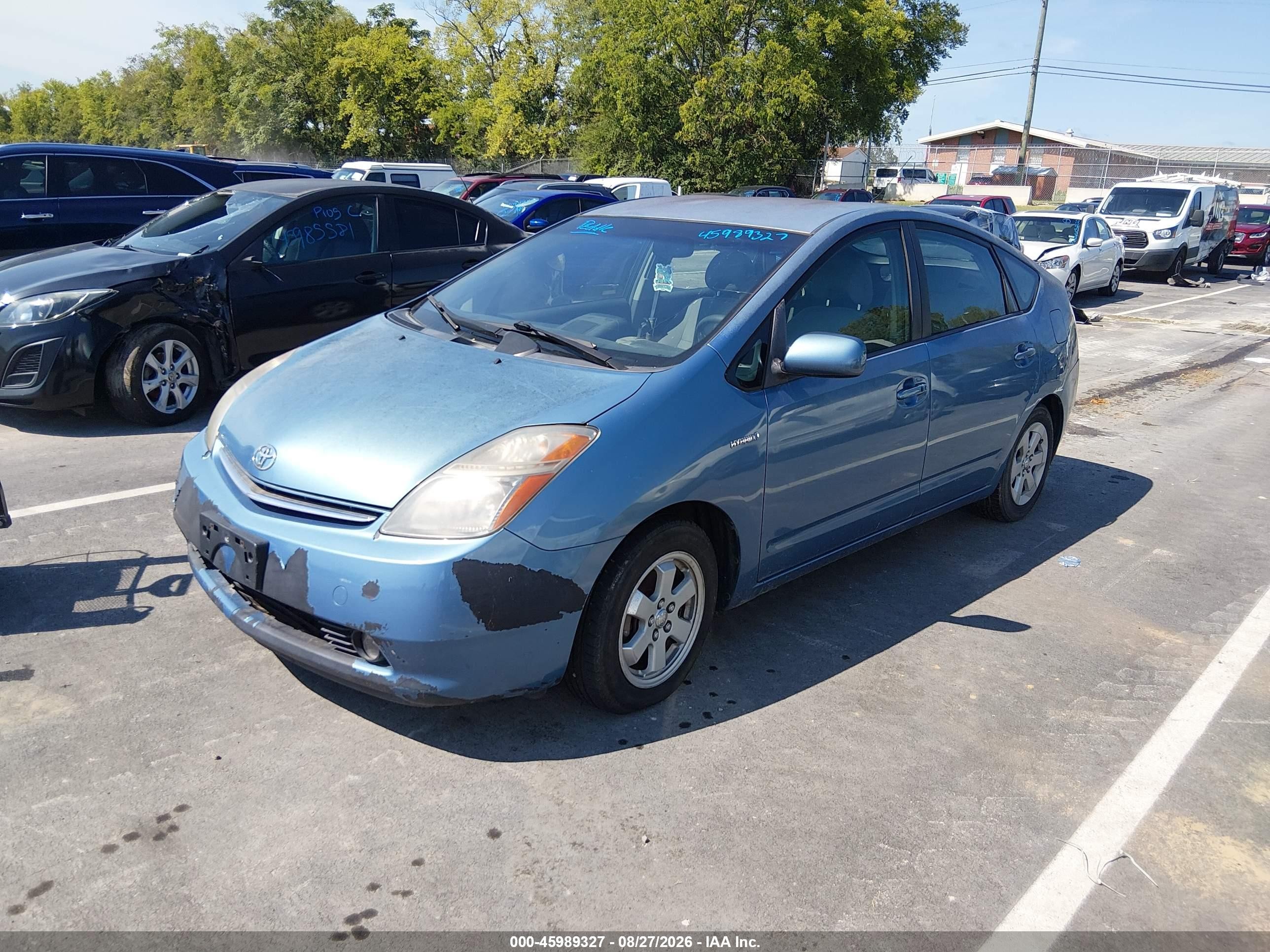2007 Toyota Prius   Blue vin: JTDKB20U577627747