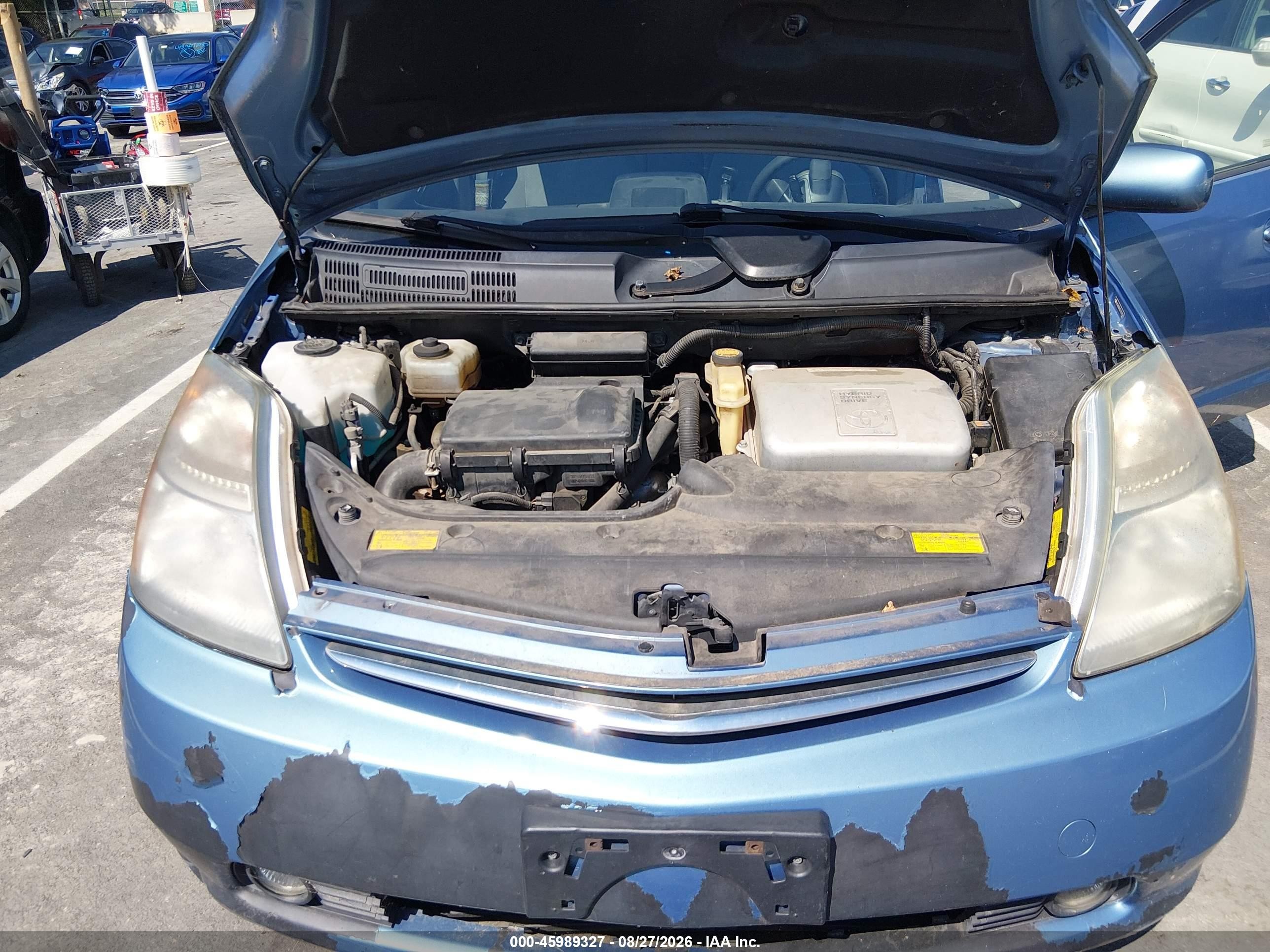 2007 Toyota Prius   Blue vin: JTDKB20U577627747