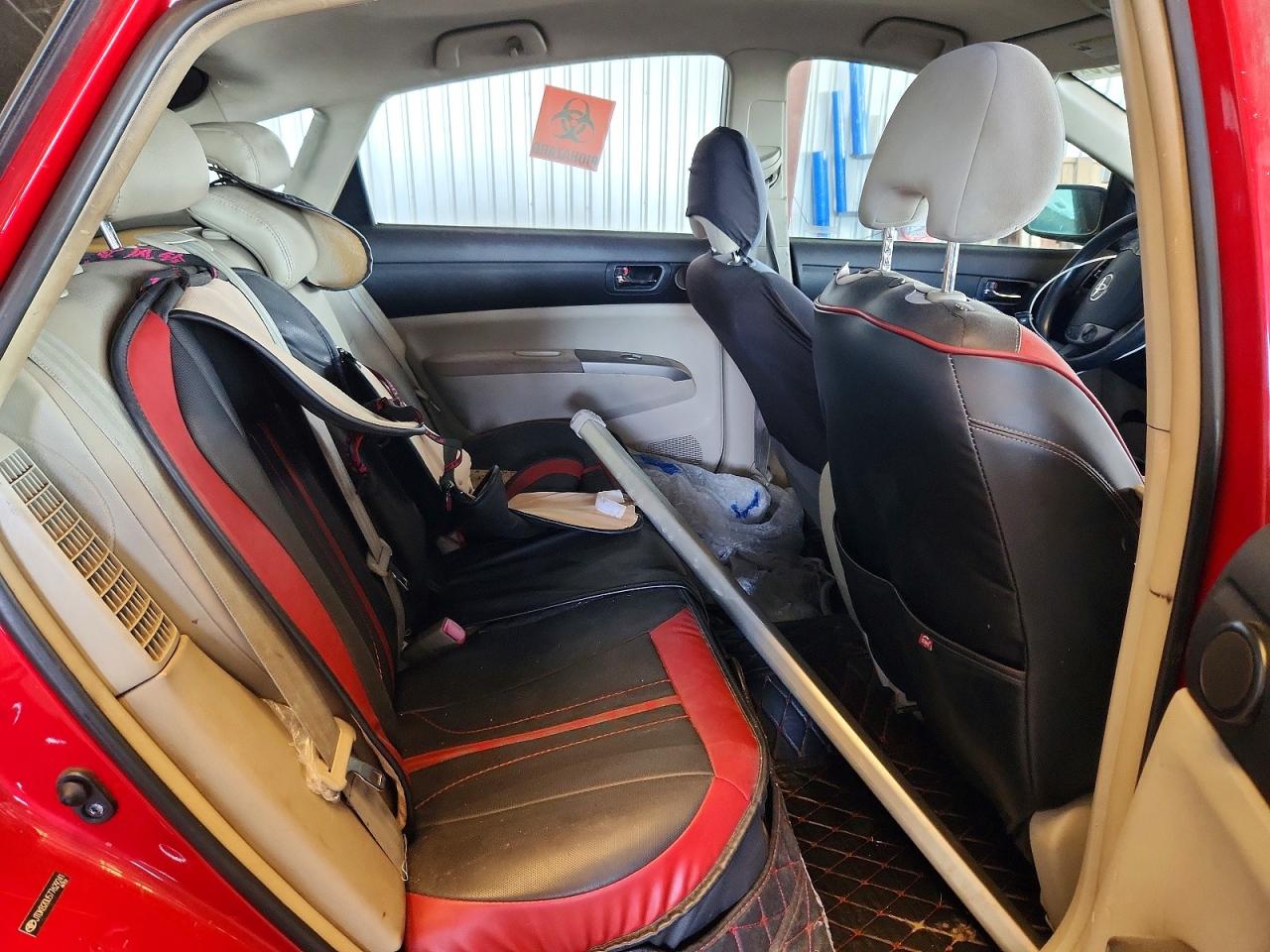 2007 Toyota Prius Base Red vin: JTDKB20U577629241