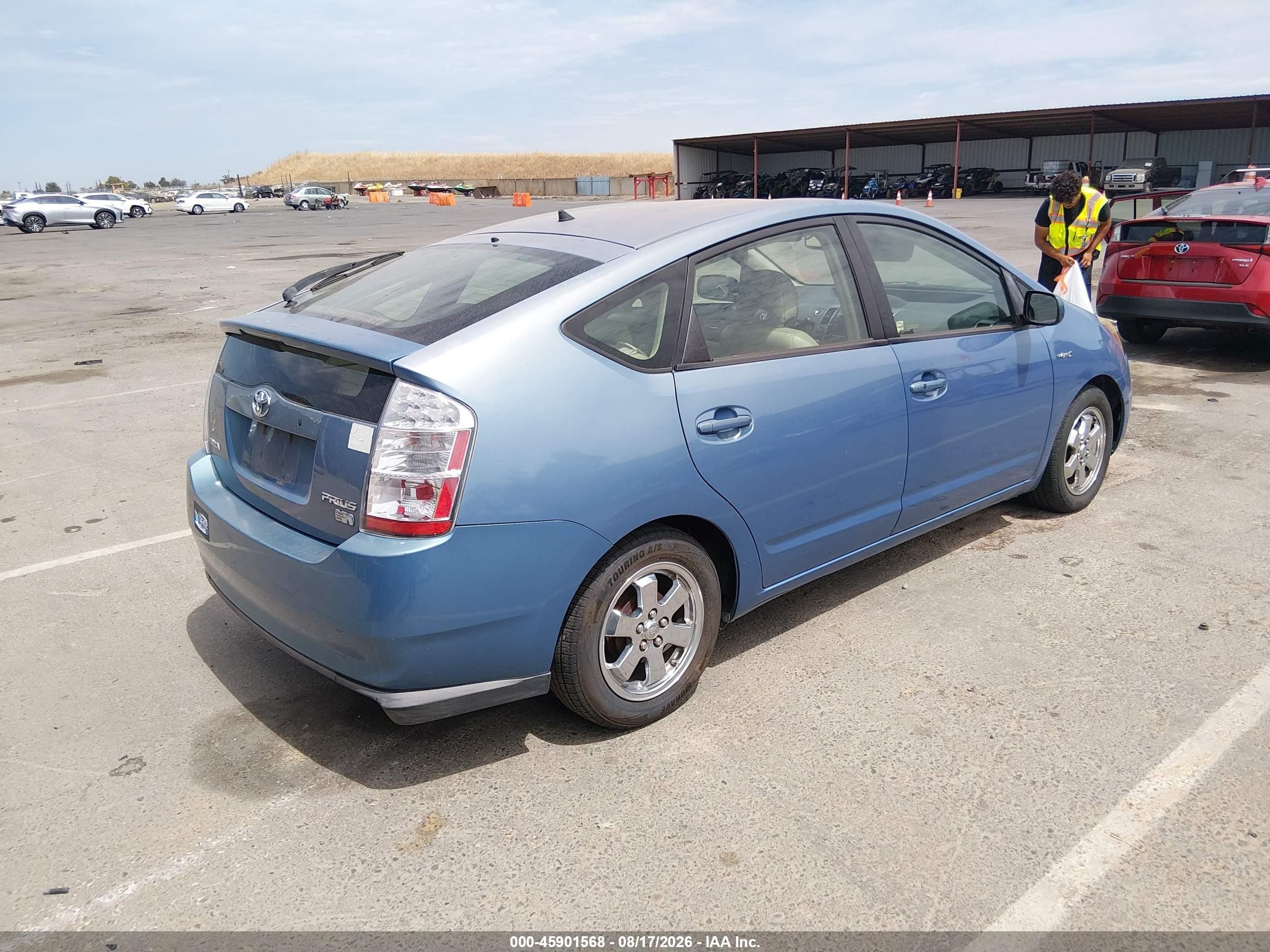 2007 Toyota Prius   Blue vin: JTDKB20U577630146