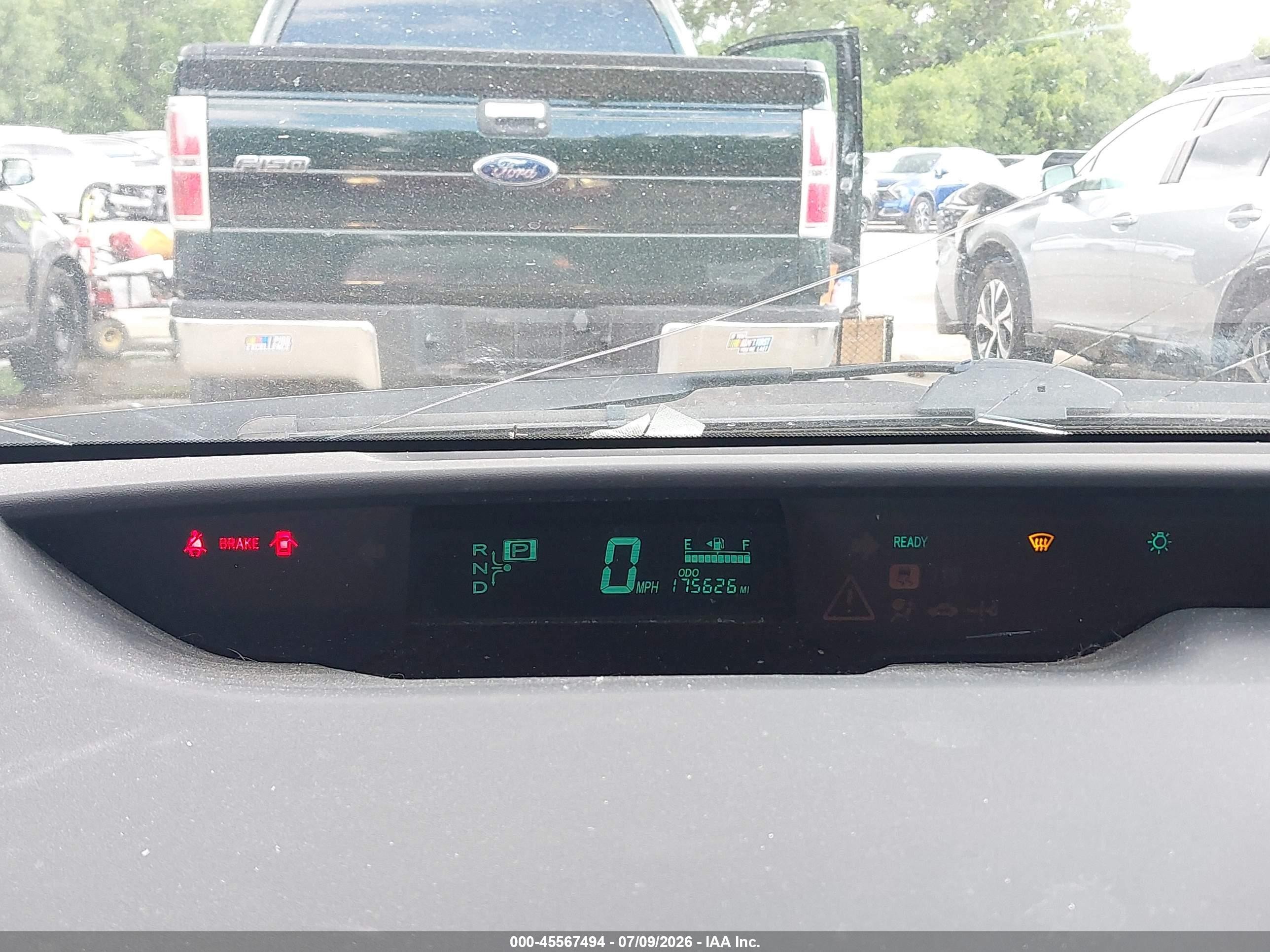 2007 Toyota Prius   Красный vin: JTDKB20U577631202