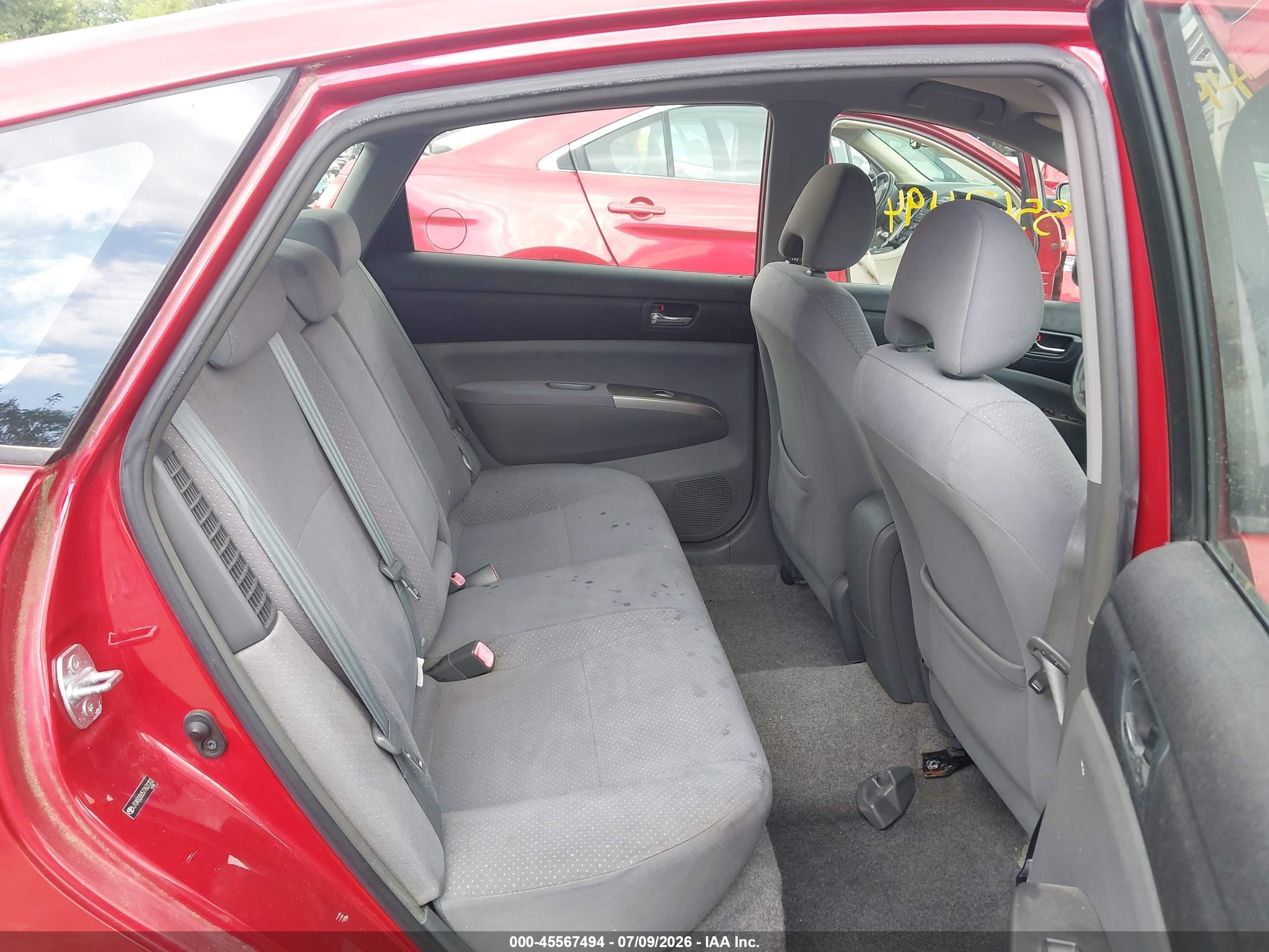 2007 Toyota Prius   Красный vin: JTDKB20U577631202