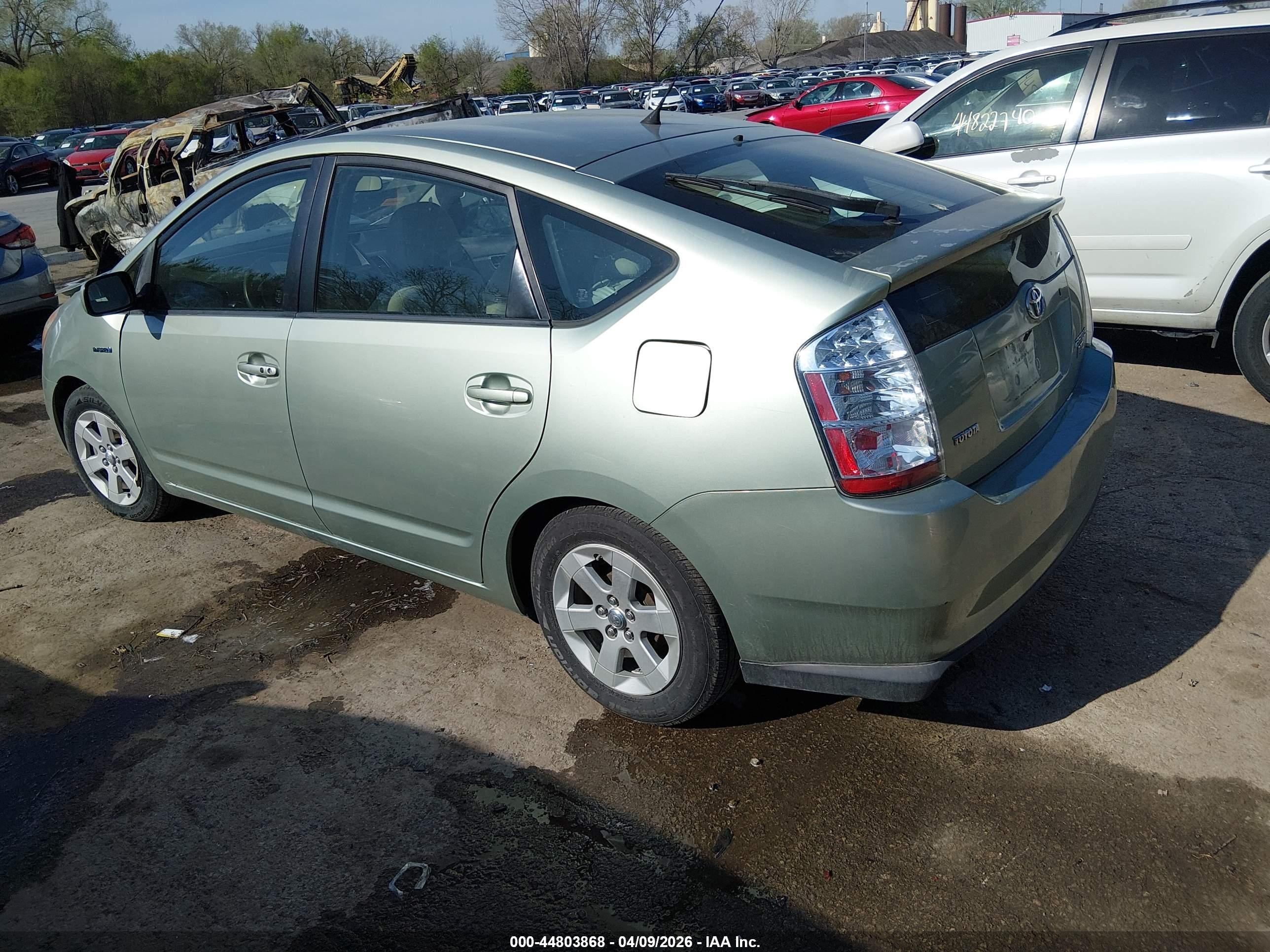 2007 Toyota Prius Green vin: JTDKB20U577636626