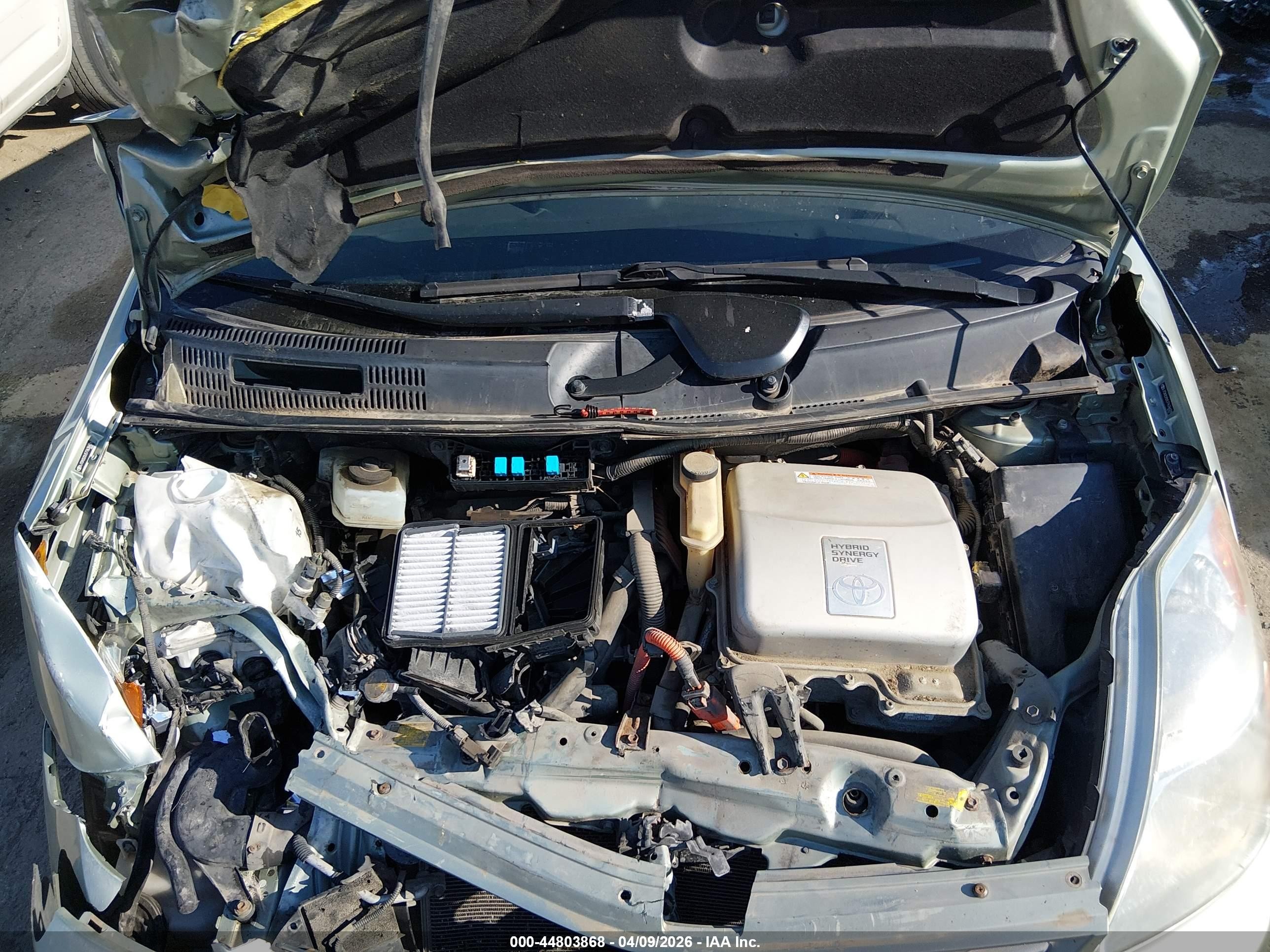 2007 Toyota Prius Green vin: JTDKB20U577636626