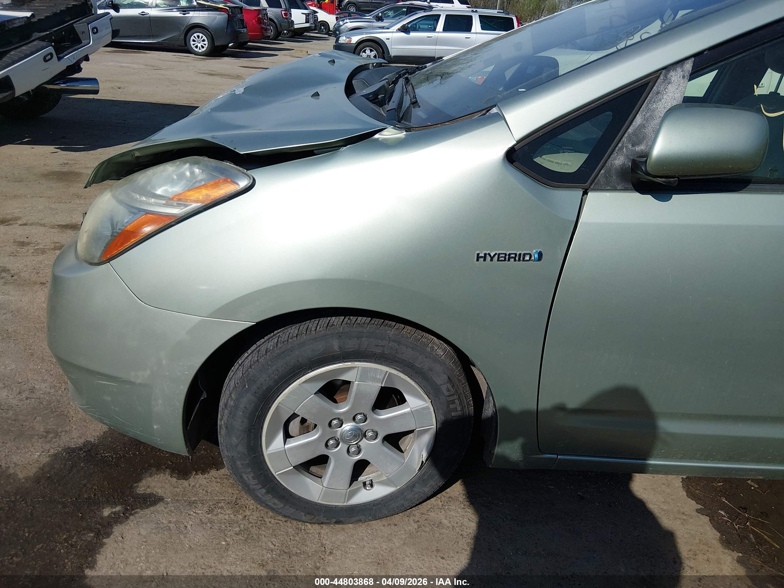 2007 Toyota Prius Green vin: JTDKB20U577636626