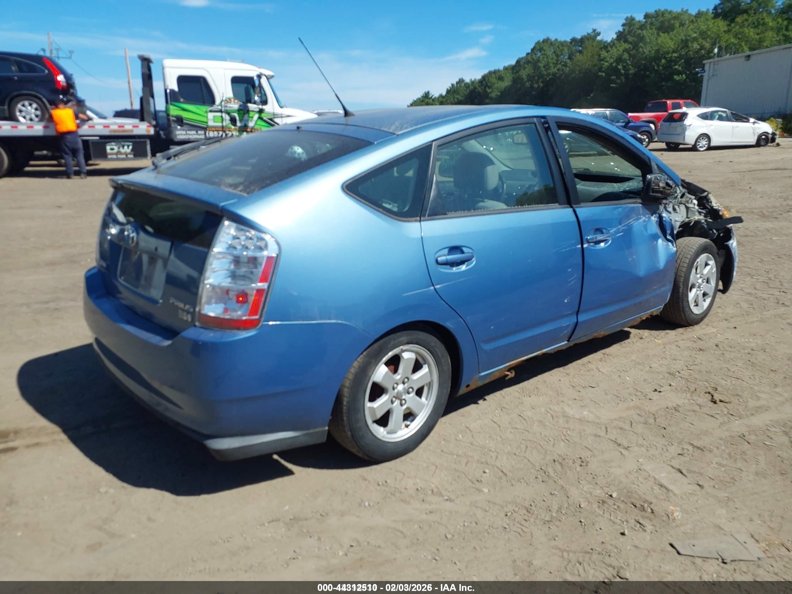 2007 Toyota Prius   Blue vin: JTDKB20U577661820