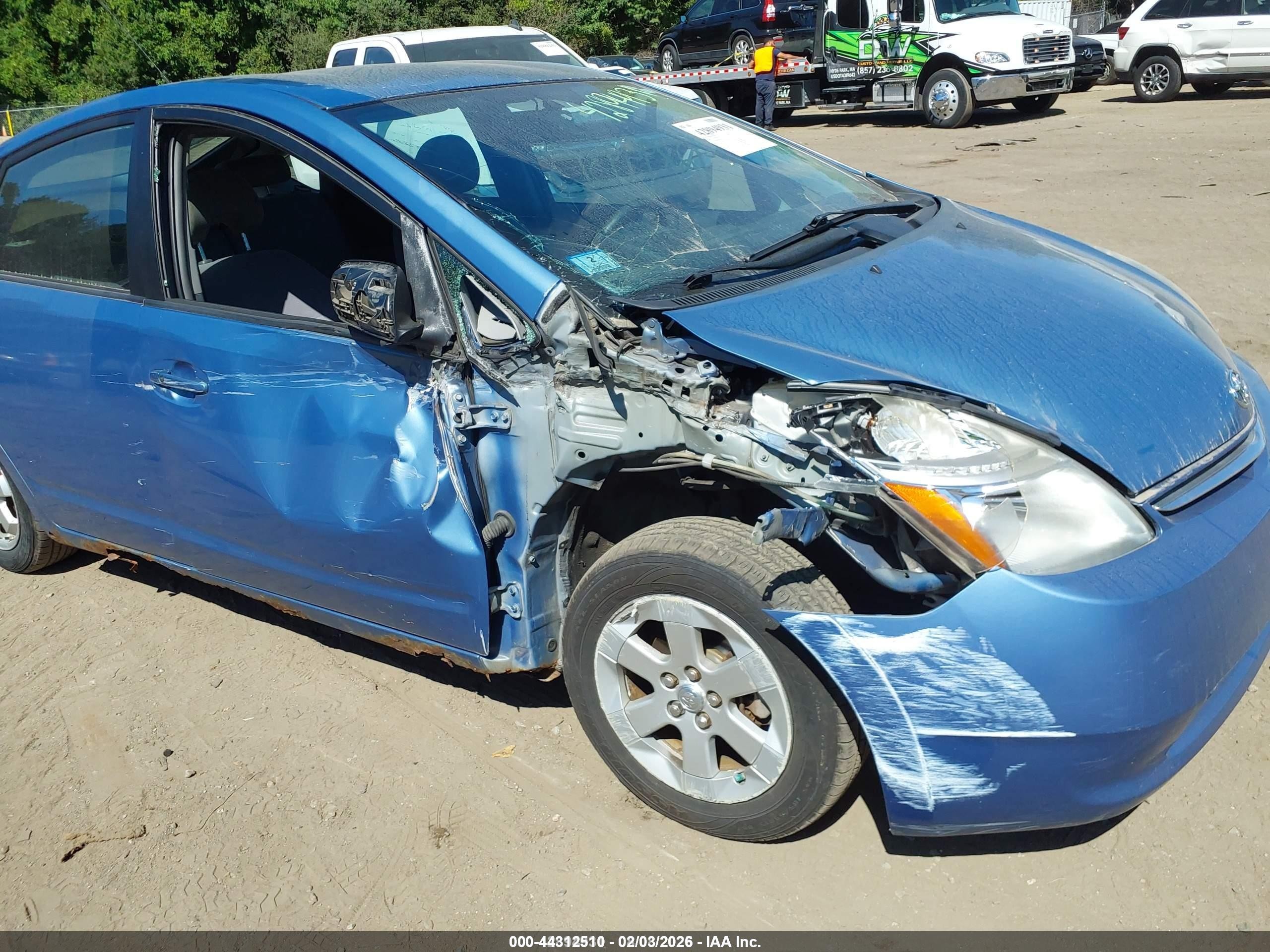 2007 Toyota Prius   Blue vin: JTDKB20U577661820