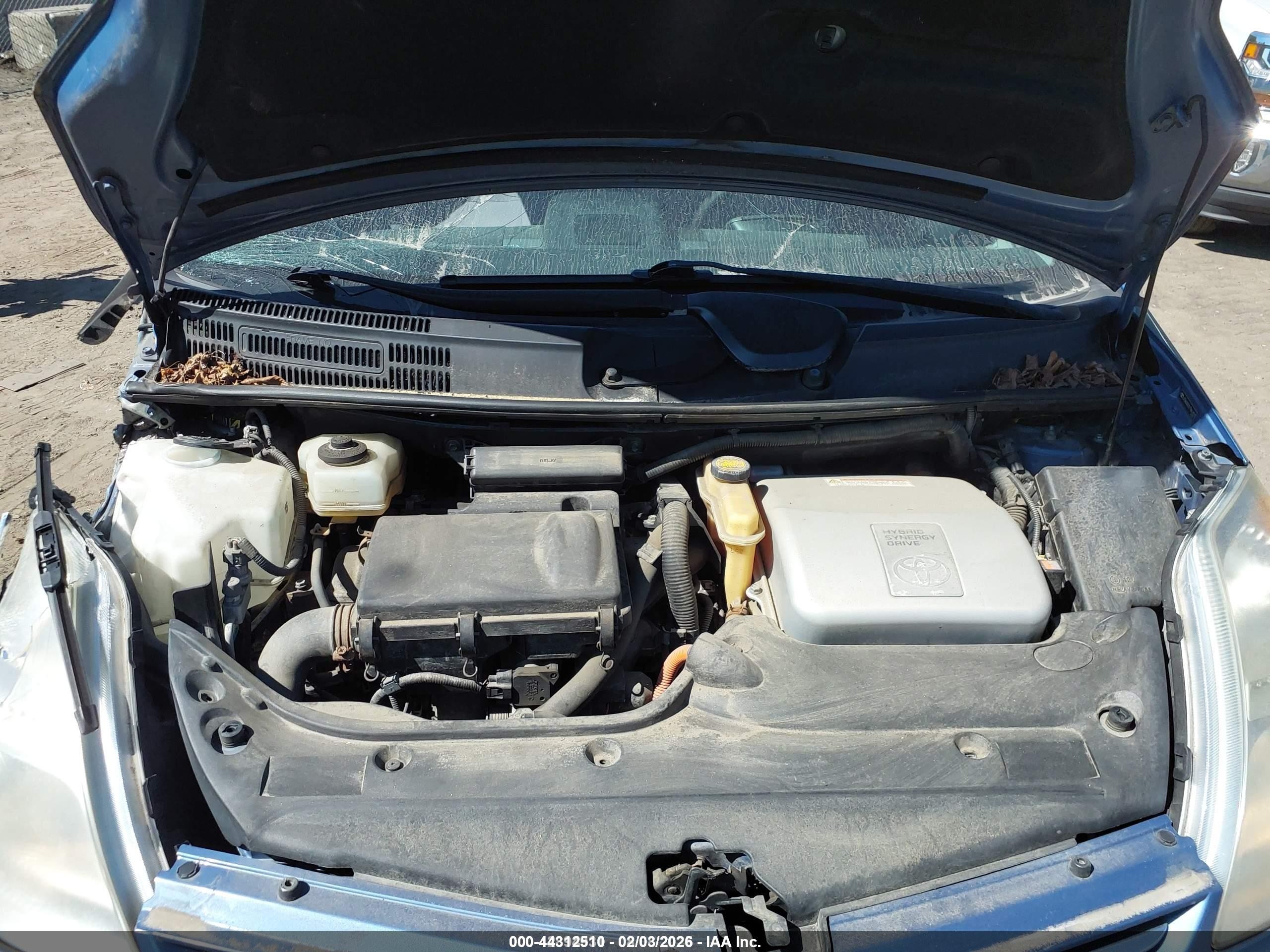 2007 Toyota Prius   Blue vin: JTDKB20U577661820