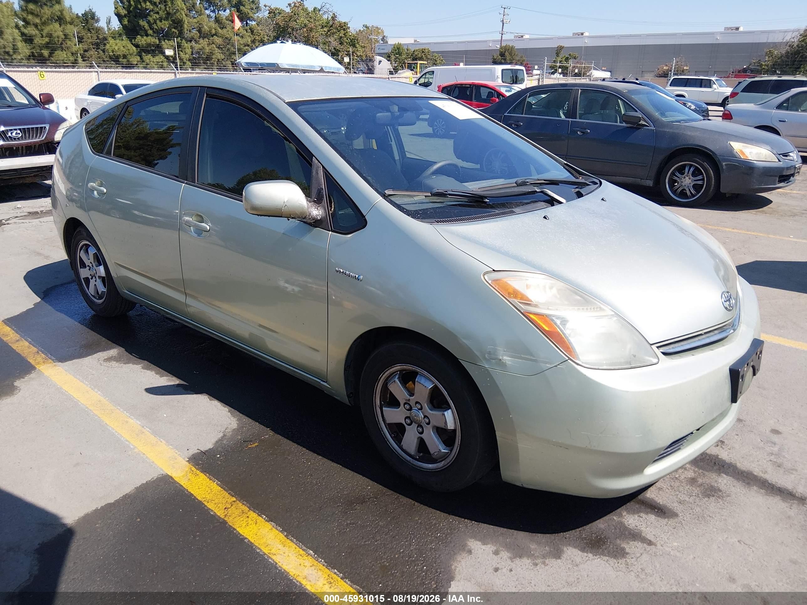 2007 Toyota Prius   Зеленый vin: JTDKB20U577662725