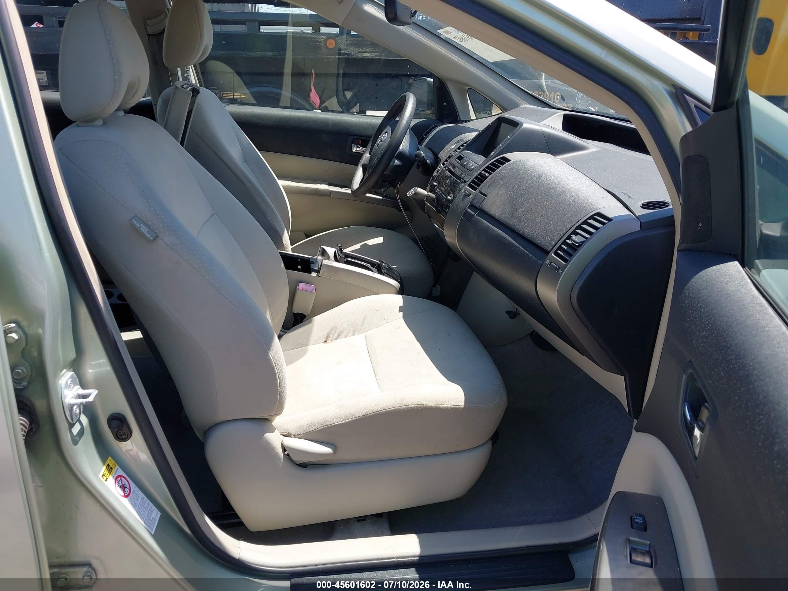 2007 Toyota Prius   Green vin: JTDKB20U577681470