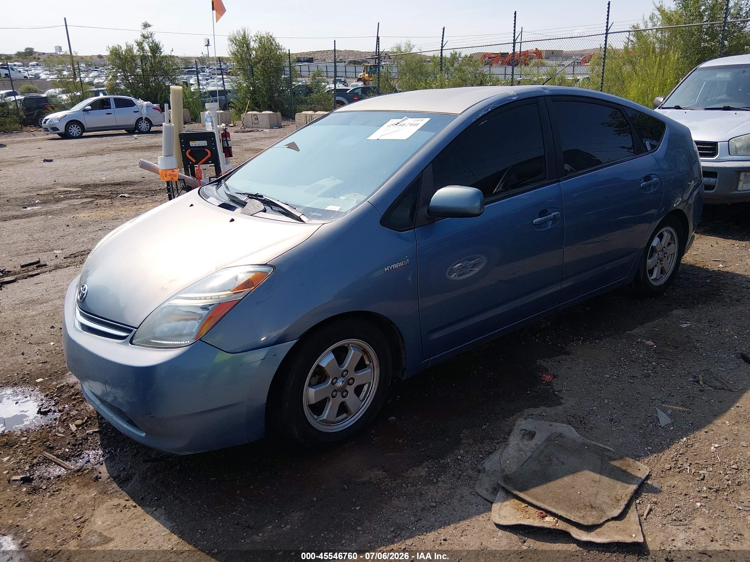 2007 Toyota Prius   Black vin: JTDKB20U577685566