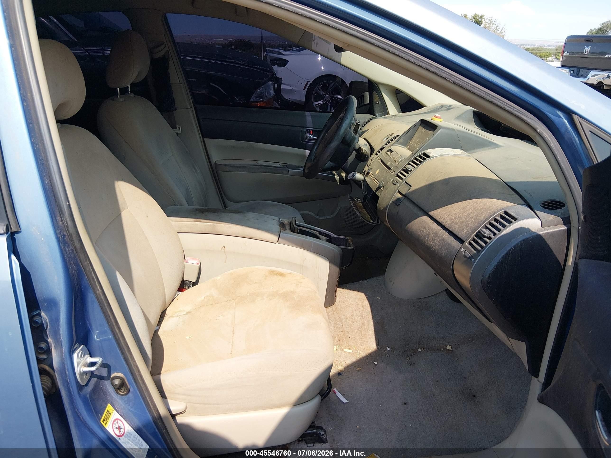 2007 Toyota Prius   Black vin: JTDKB20U577685566