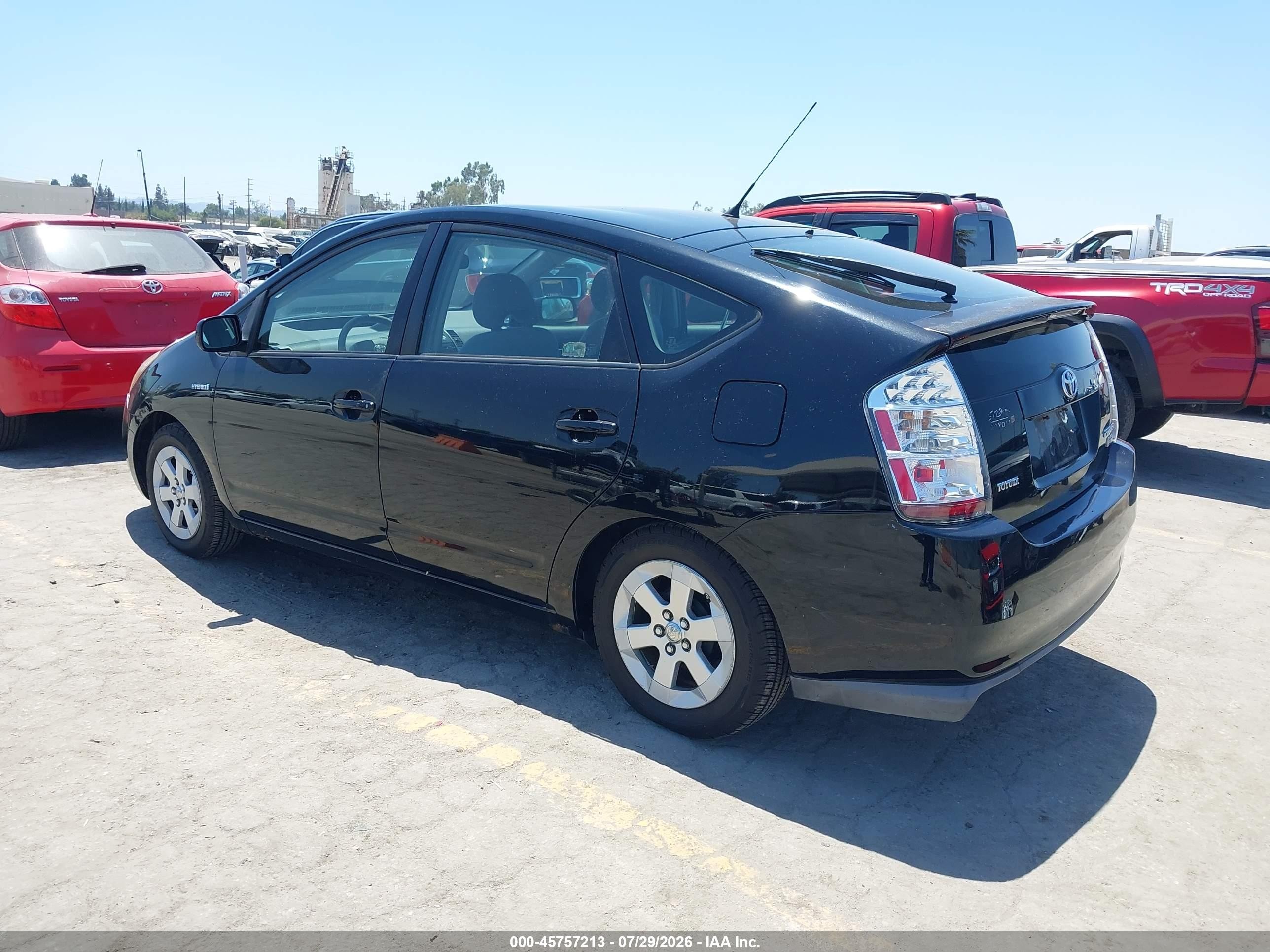 2007 Toyota Prius   Черный vin: JTDKB20U577686622