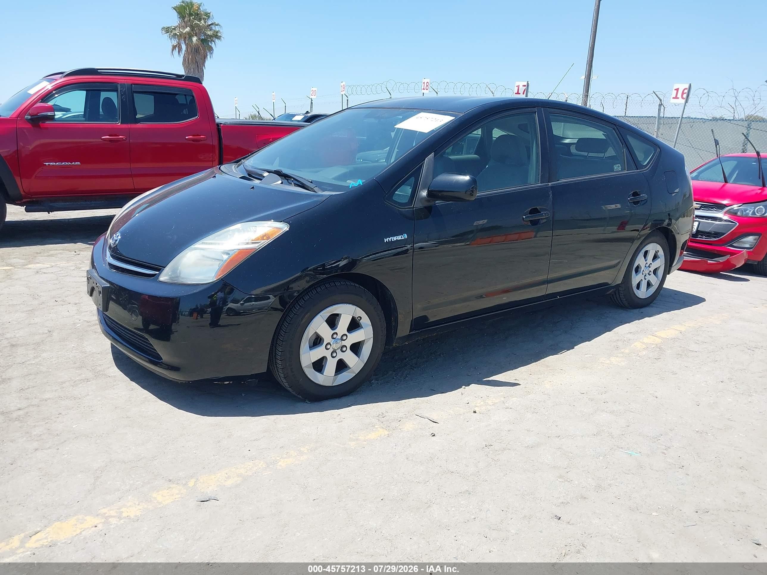 2007 Toyota Prius   Черный vin: JTDKB20U577686622