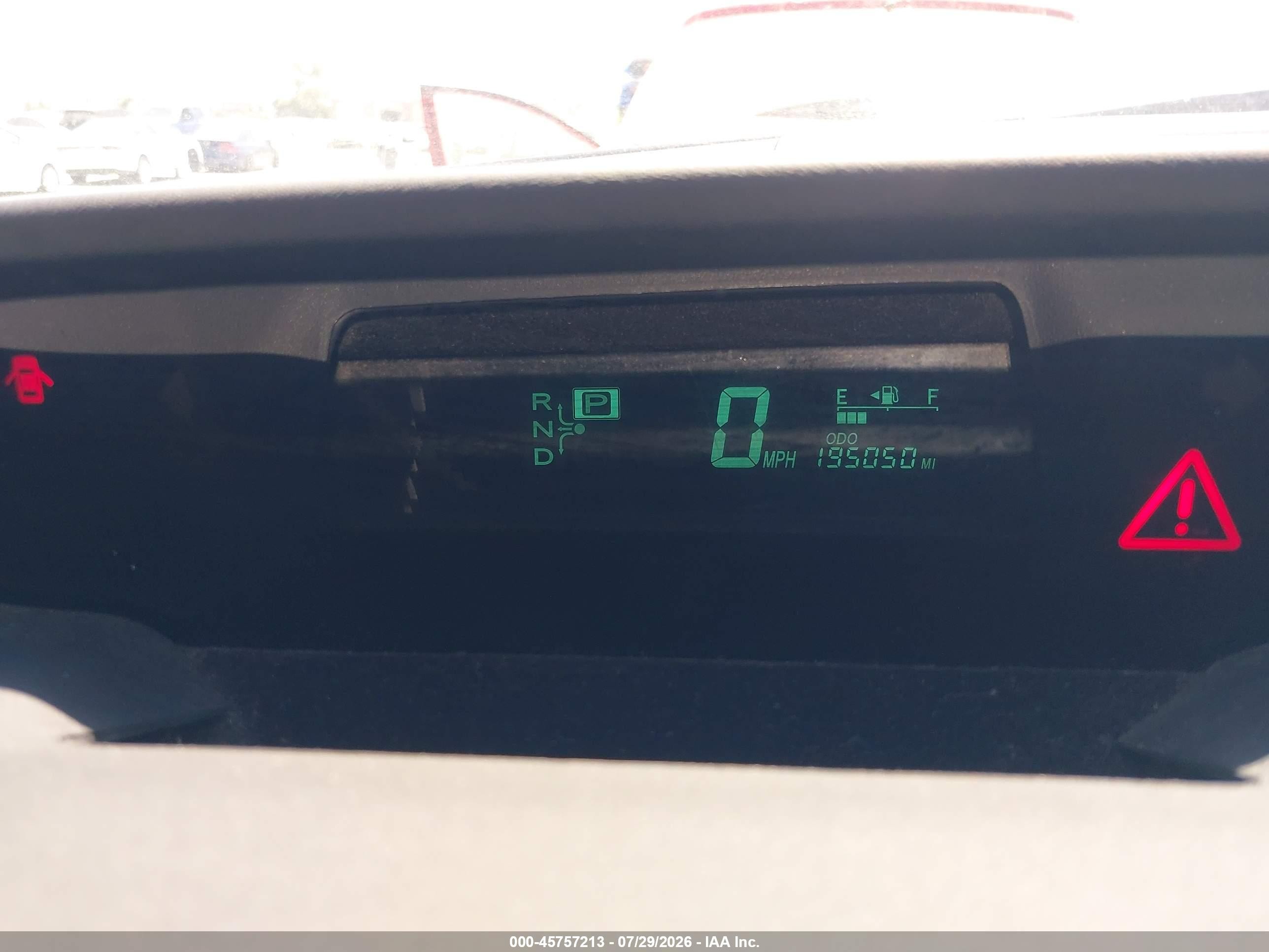 2007 Toyota Prius   Черный vin: JTDKB20U577686622