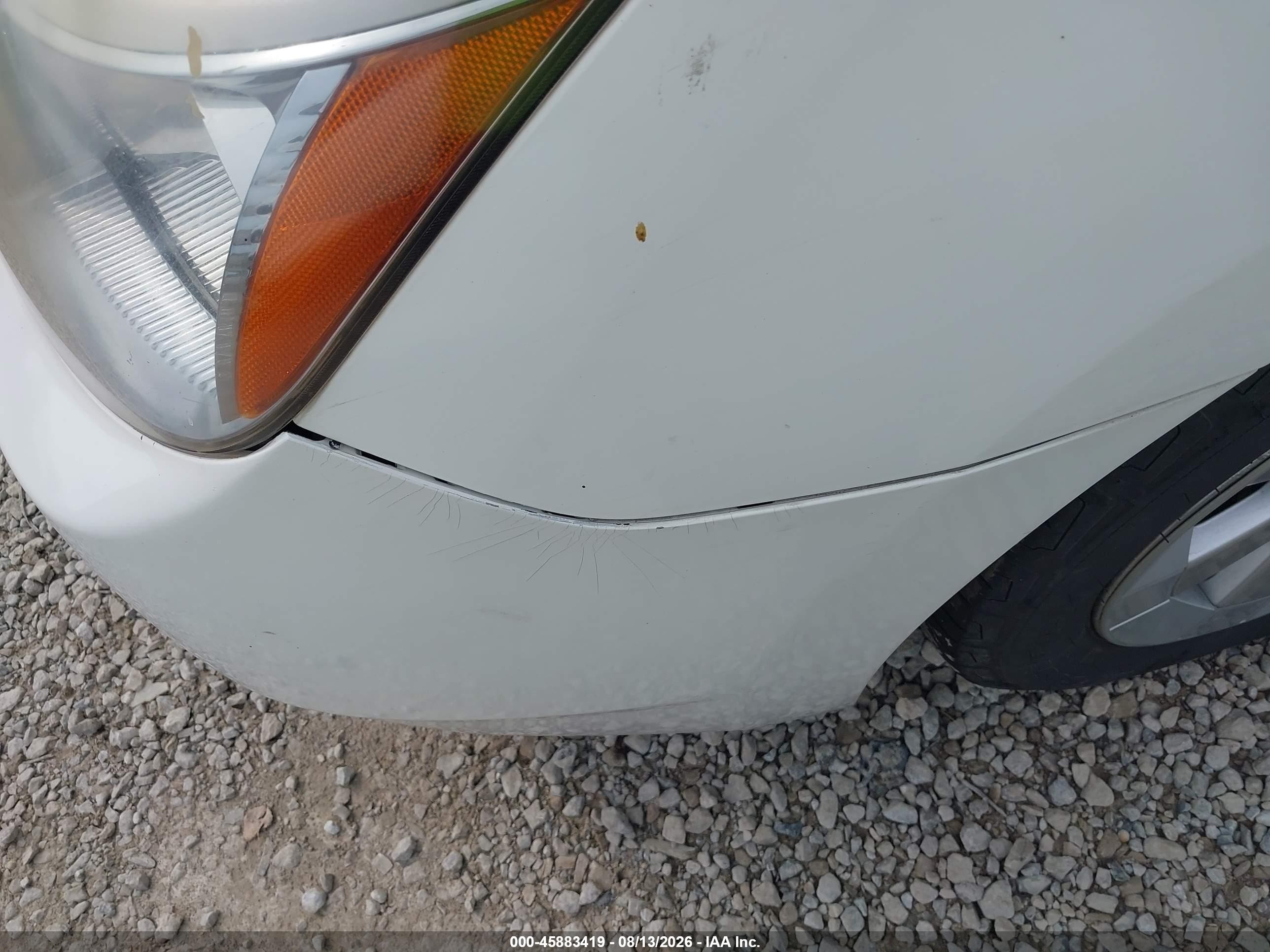 2008 Toyota Prius   White vin: JTDKB20U583309989