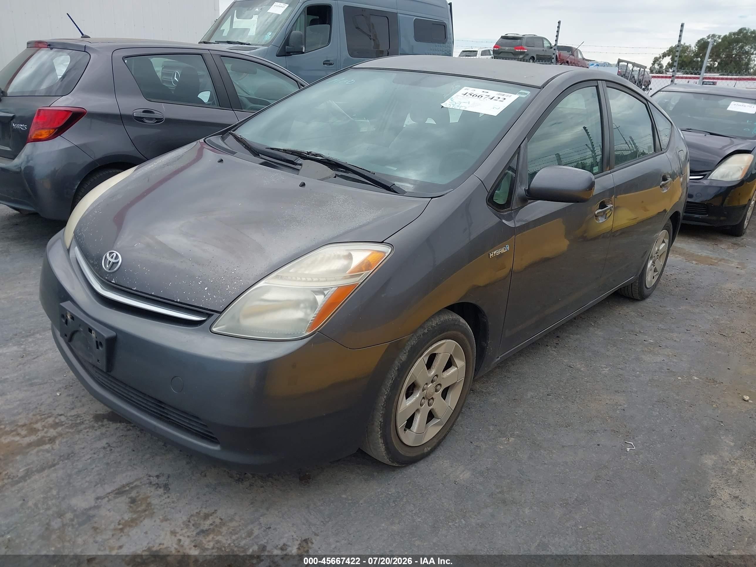 2008 Toyota Prius   Gray vin: JTDKB20U583312620