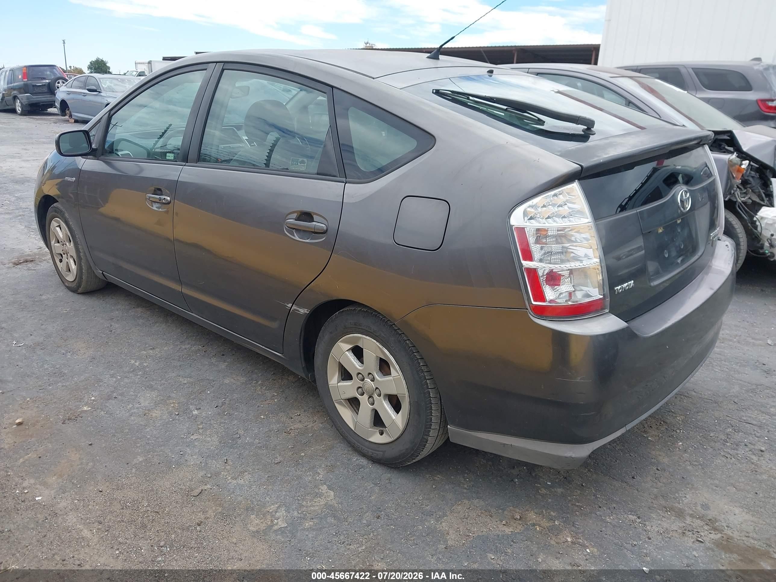 2008 Toyota Prius   Gray vin: JTDKB20U583312620