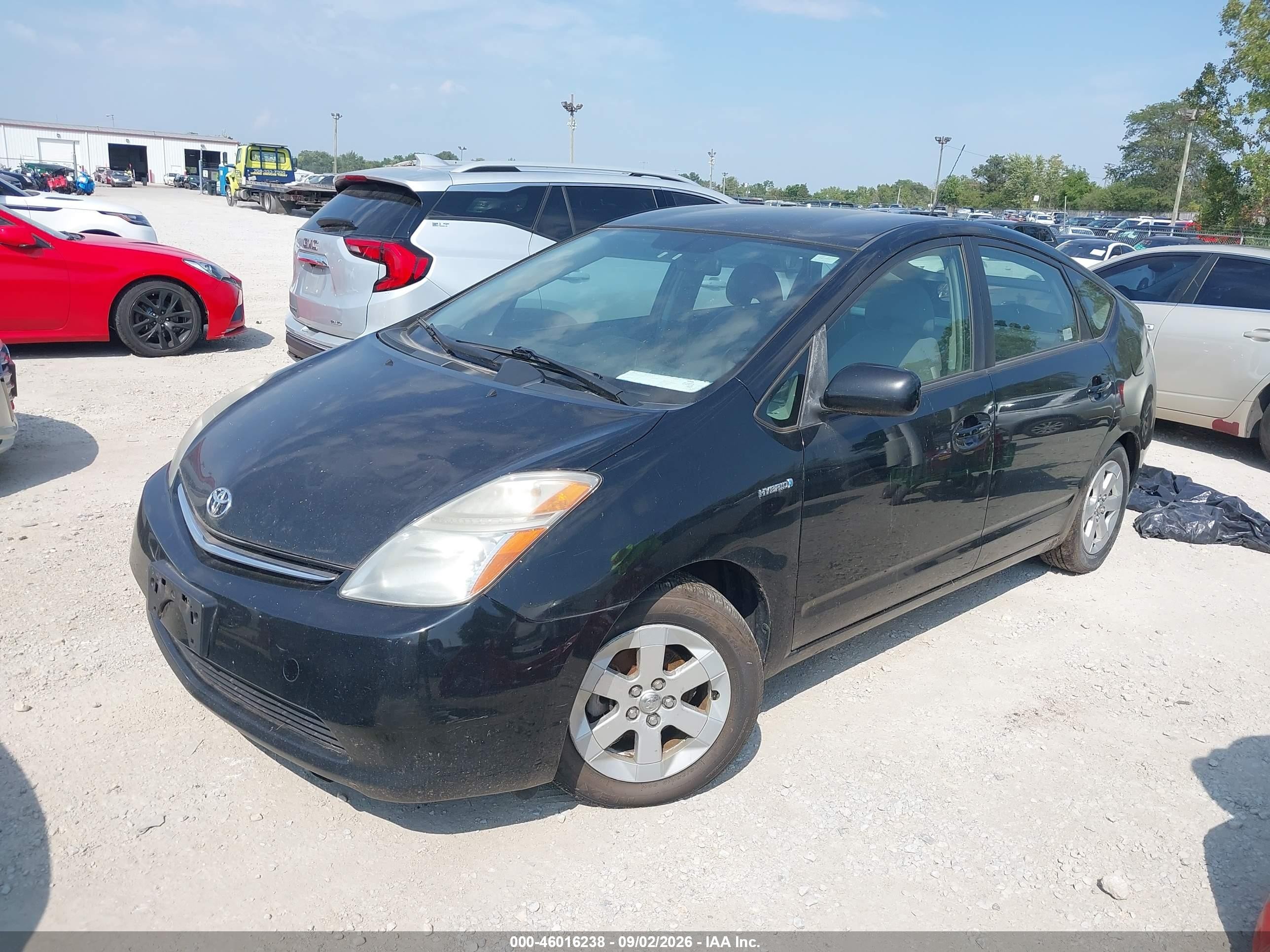 2008 Toyota Prius   Black vin: JTDKB20U583323200