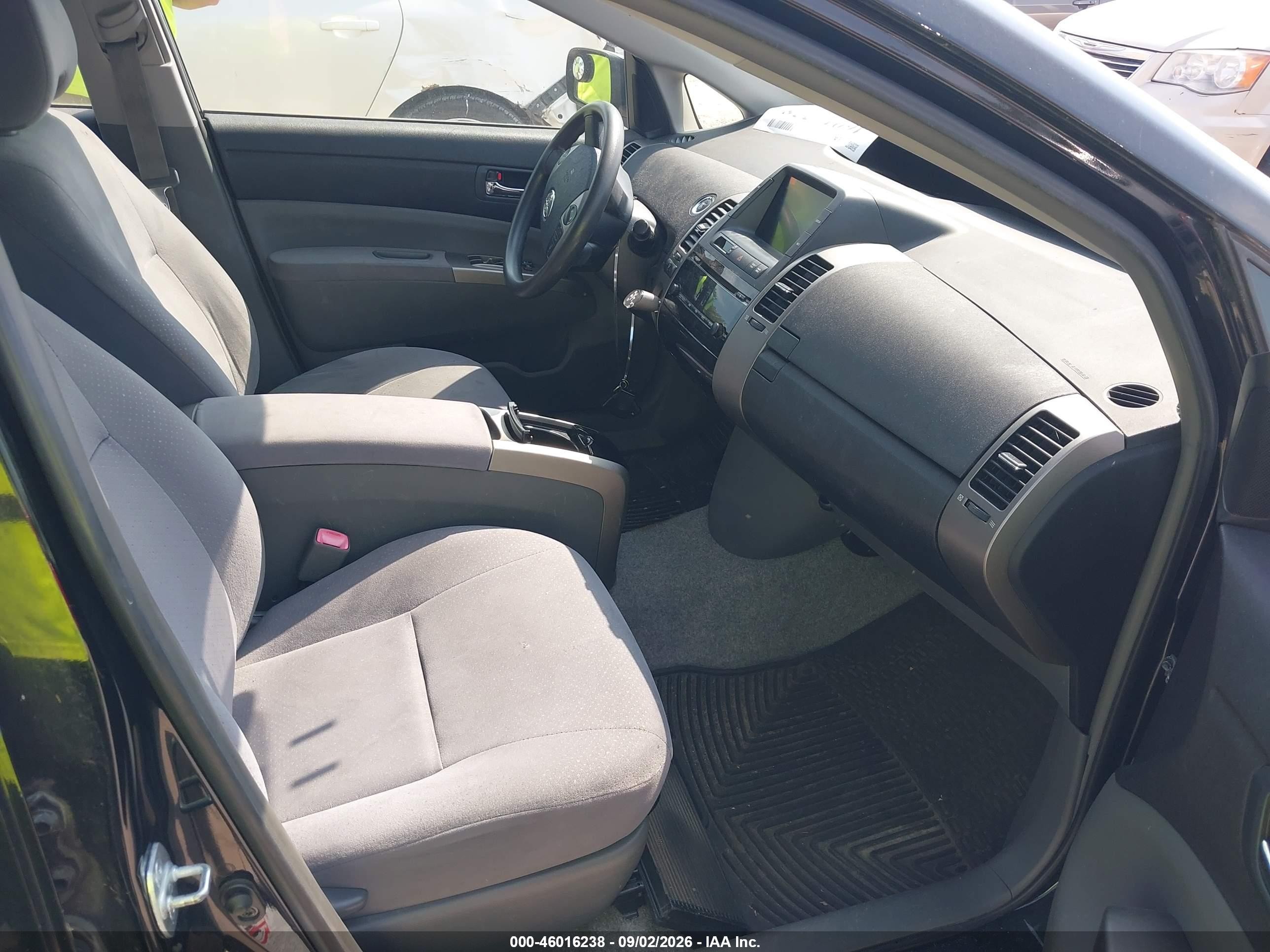2008 Toyota Prius   Black vin: JTDKB20U583323200