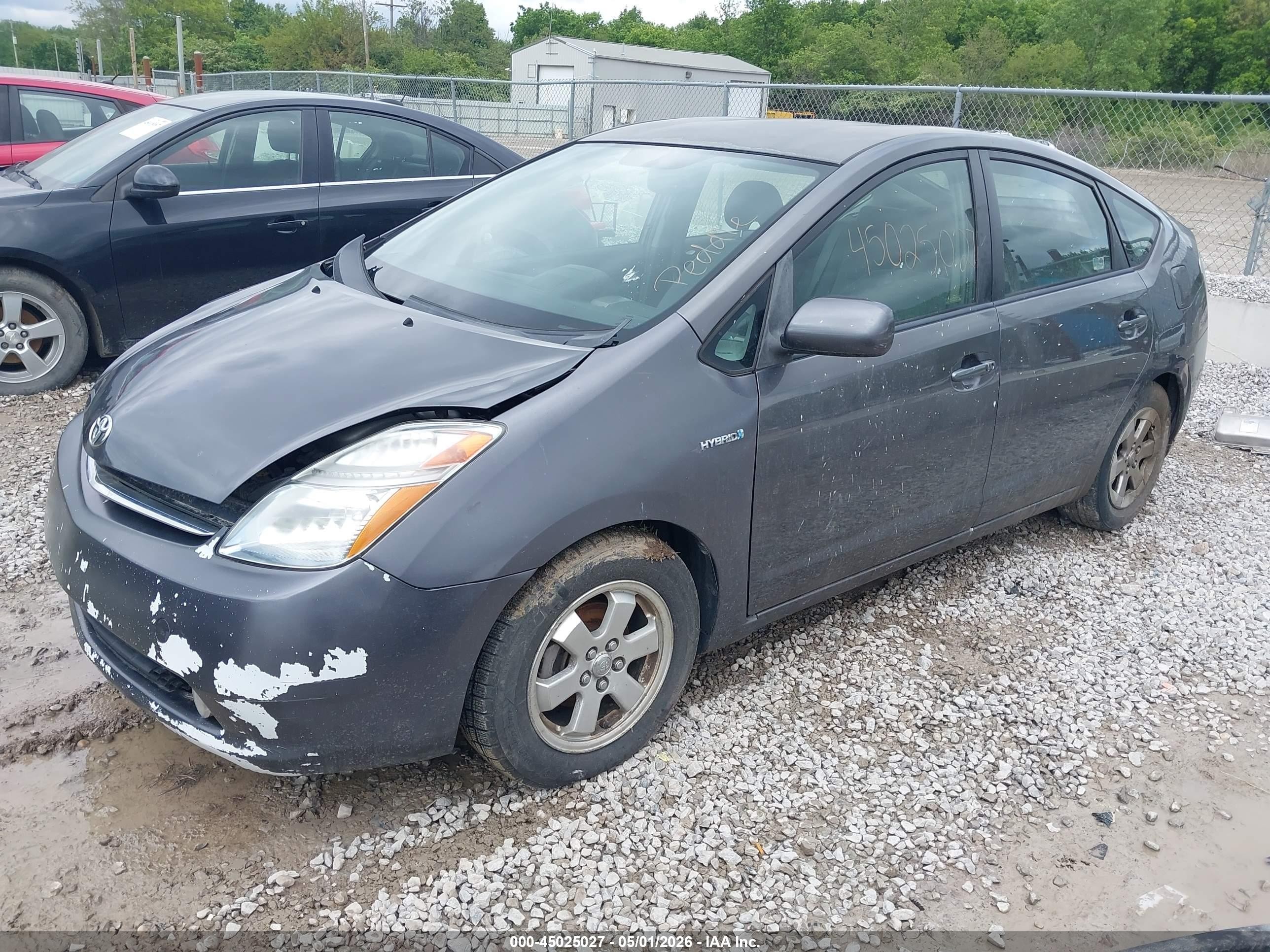 2008 Toyota Prius   Gray vin: JTDKB20U583327165