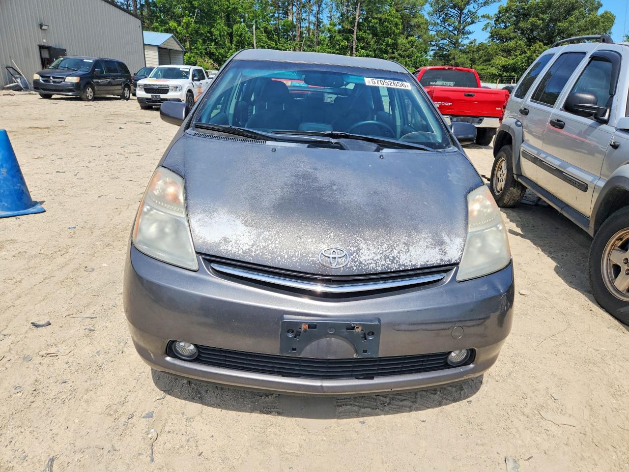 2008 Toyota Prius Base Gray vin: JTDKB20U583332009