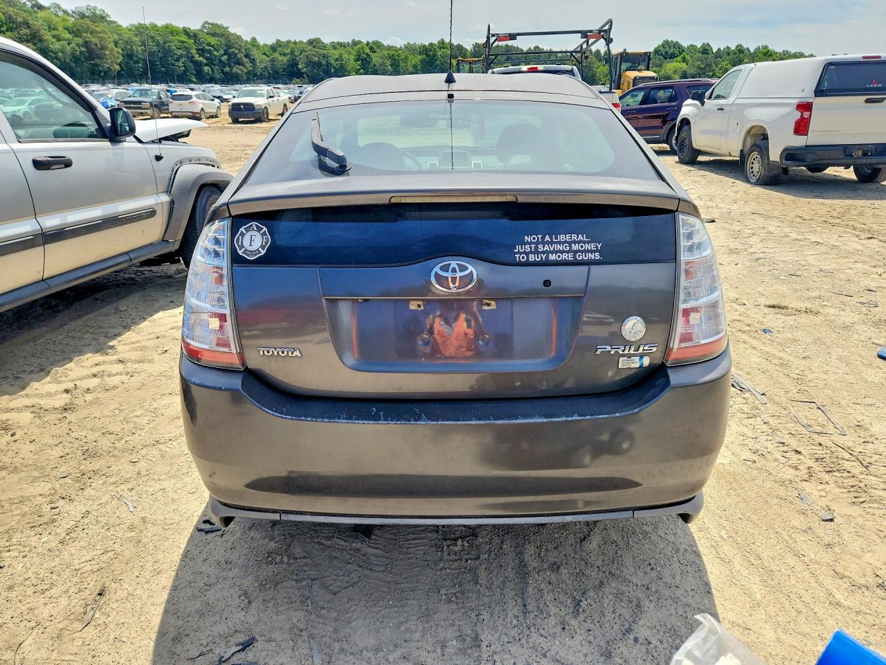 2008 Toyota Prius Base Gray vin: JTDKB20U583332009