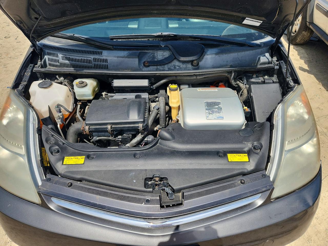 2008 Toyota Prius Base Gray vin: JTDKB20U583332009