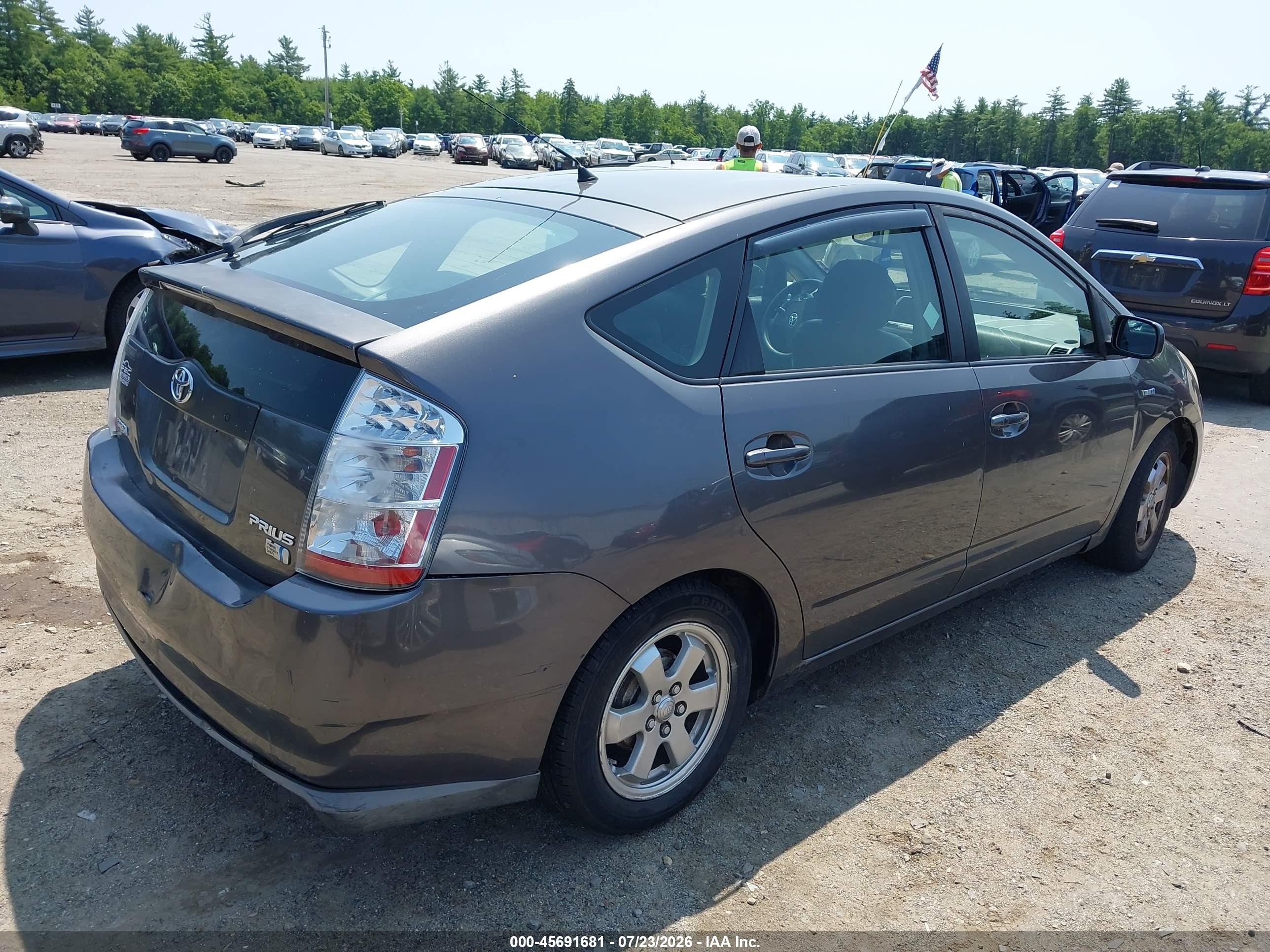 2008 Toyota Prius   Gray vin: JTDKB20U583339624