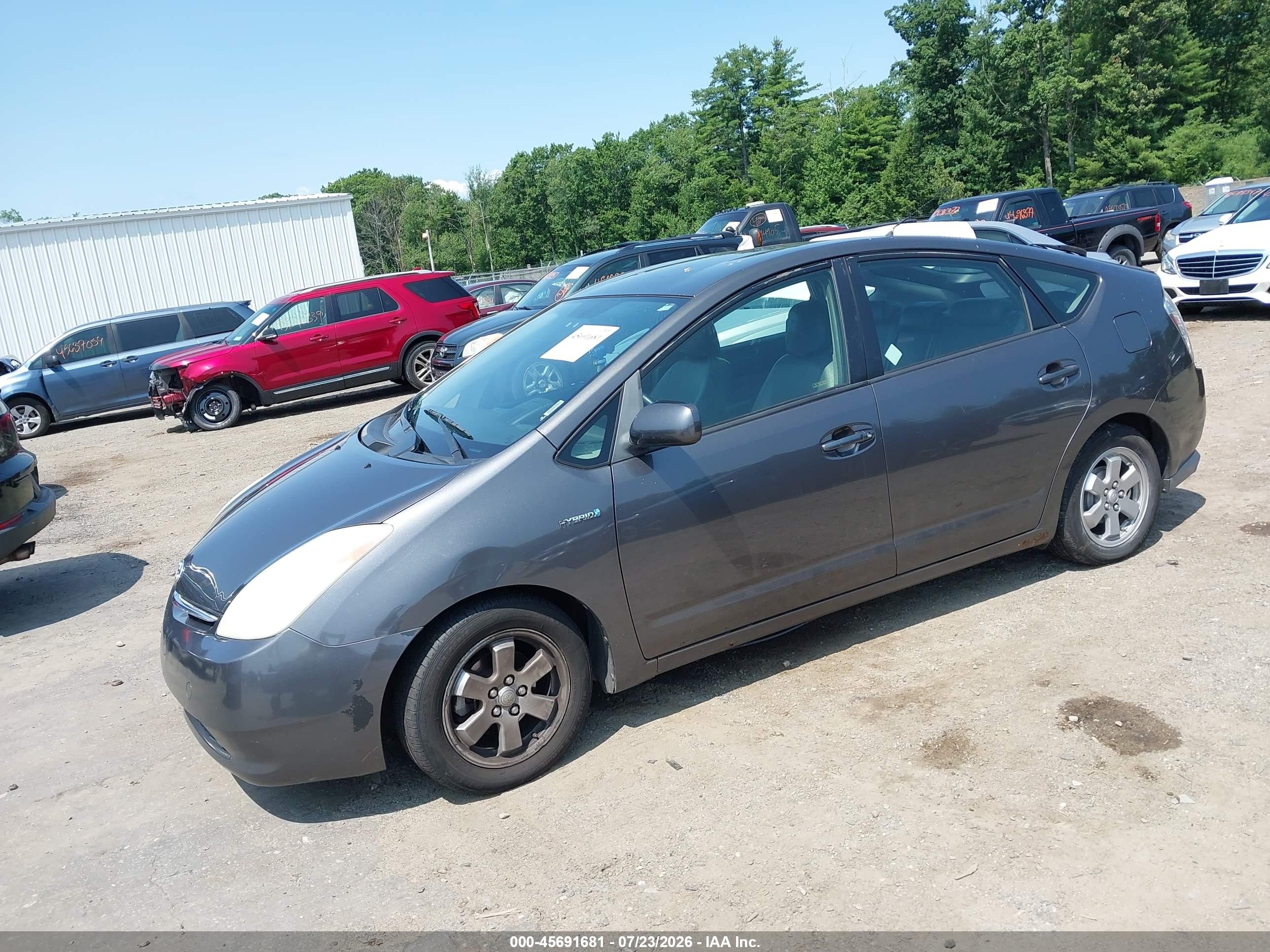 2008 Toyota Prius   Gray vin: JTDKB20U583339624