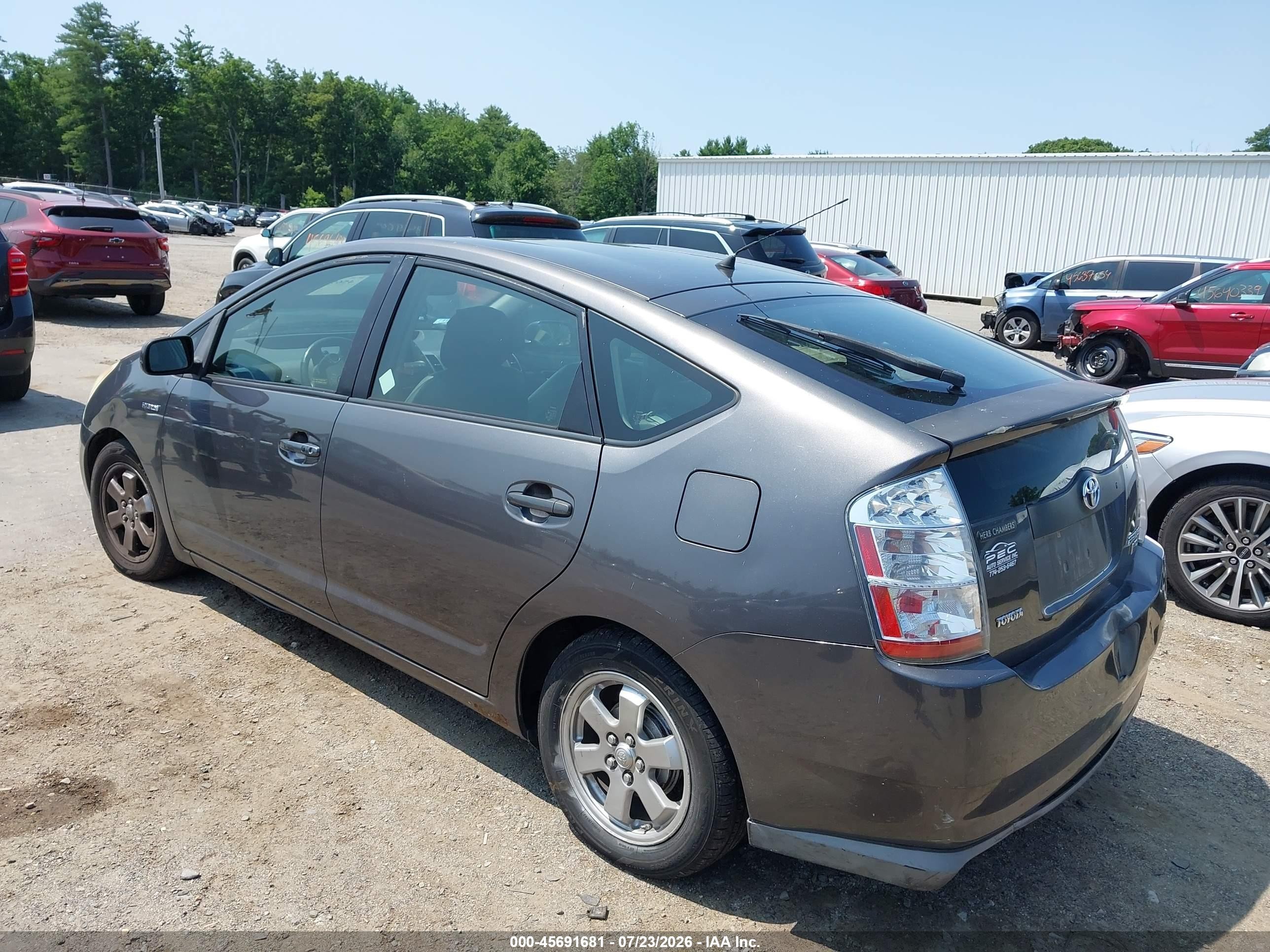 2008 Toyota Prius   Gray vin: JTDKB20U583339624
